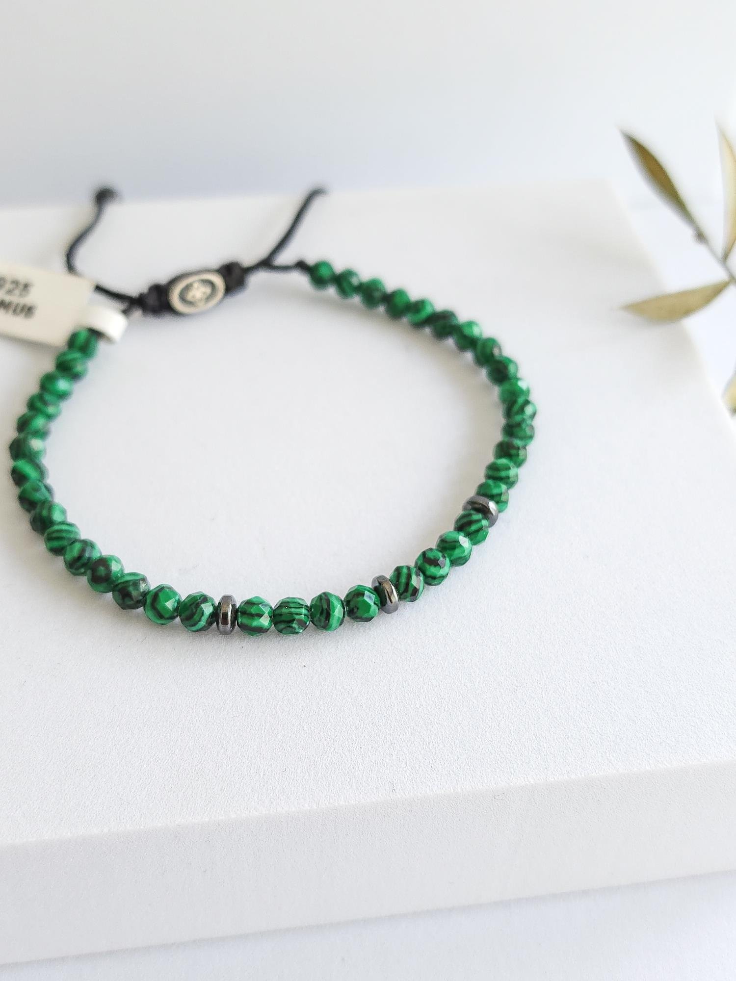 Doğal Taş Bileklik ( Hematit )