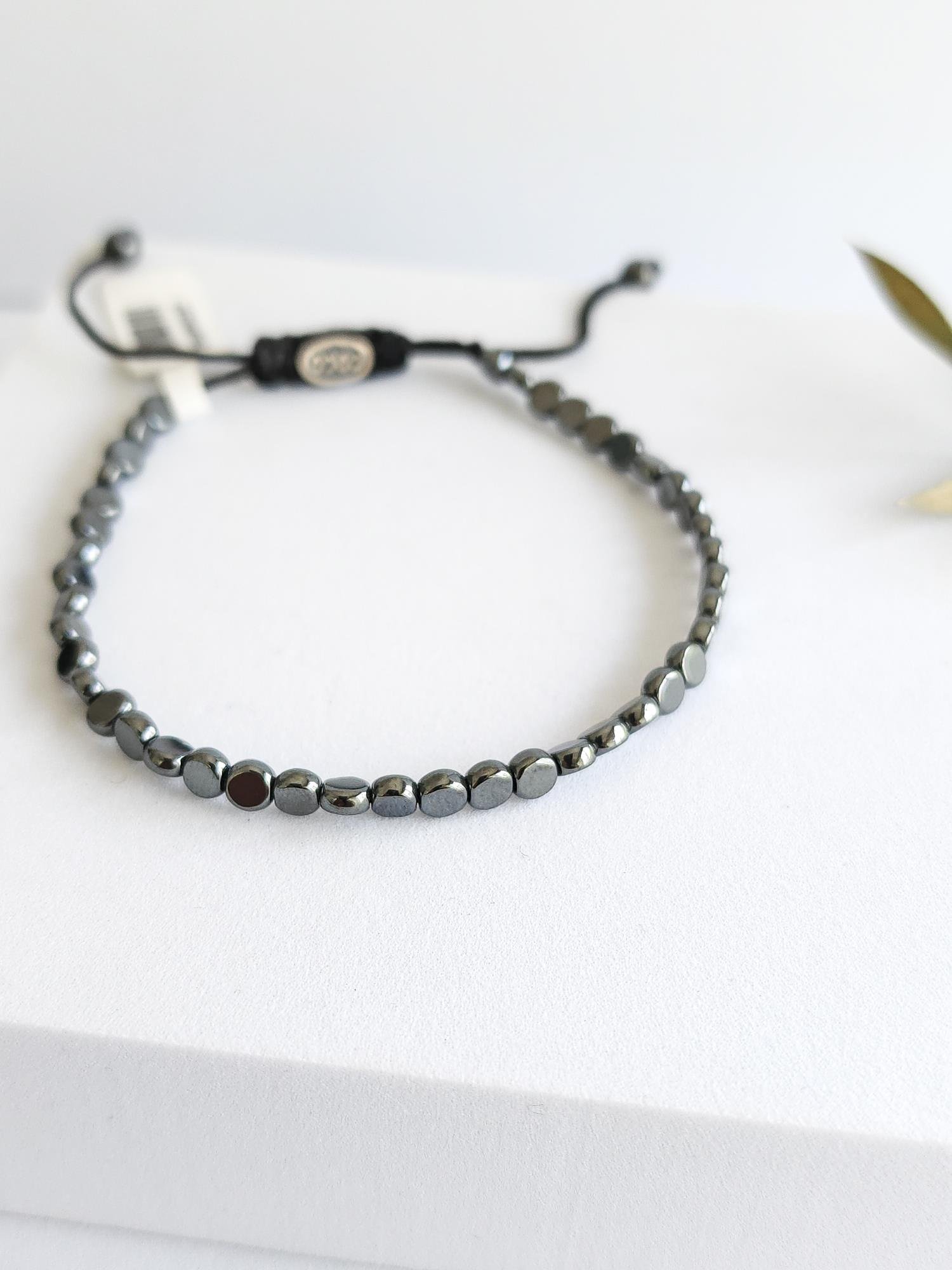 Doğal Taş Bileklik ( Hematit )