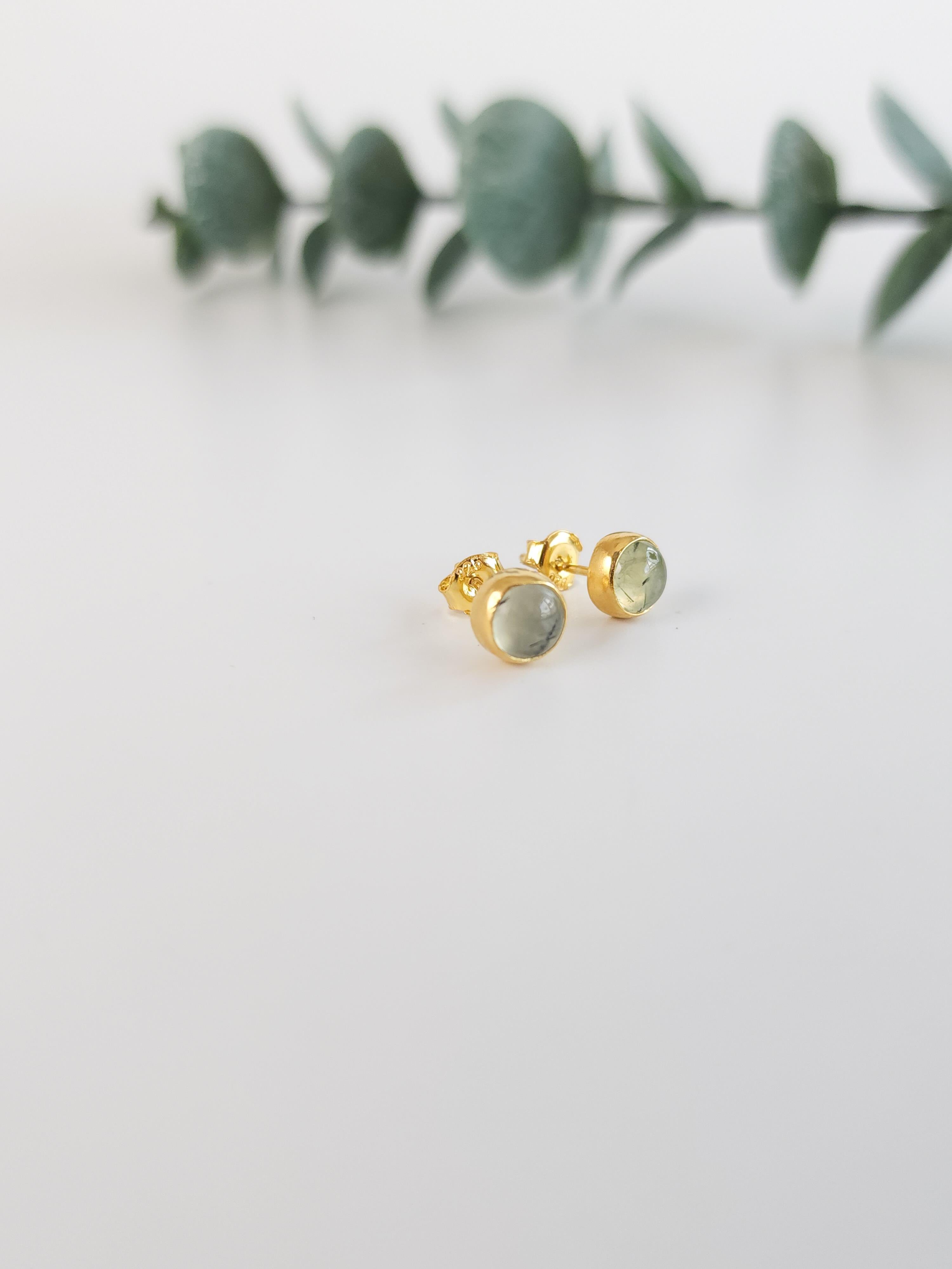 Doğal Taş Çivi Küpe