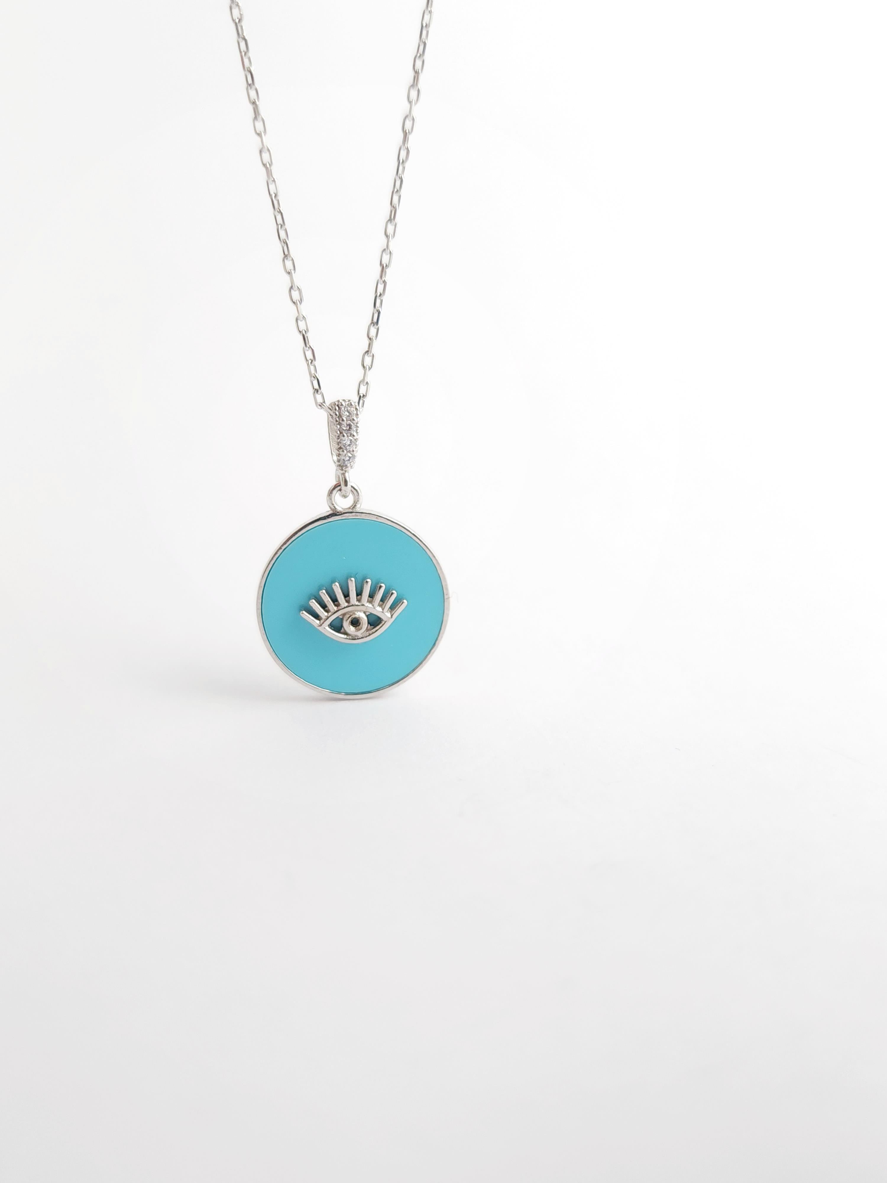 Doğal Taş Göz Kolye