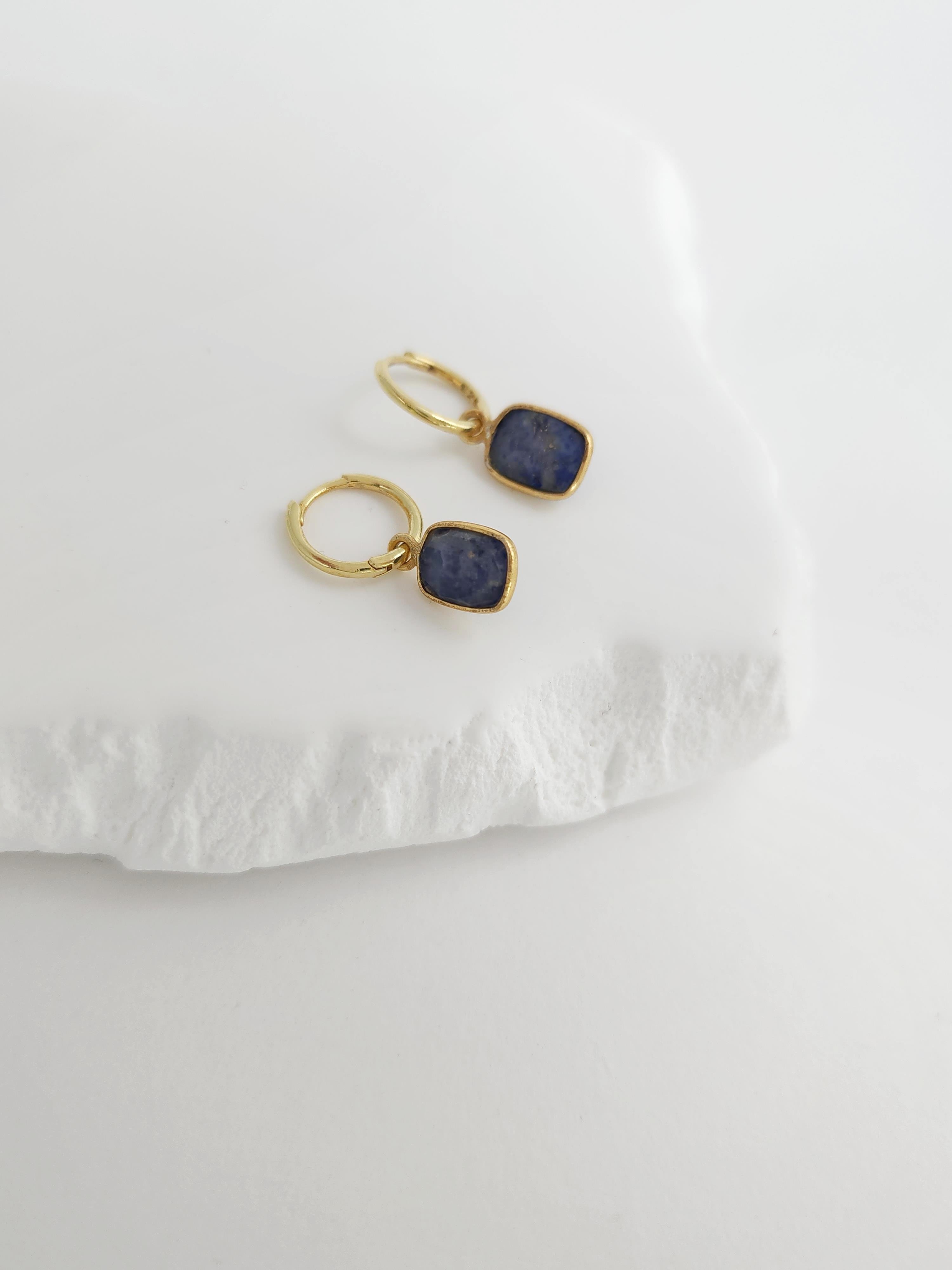 Doğal Taş Halka Küpe