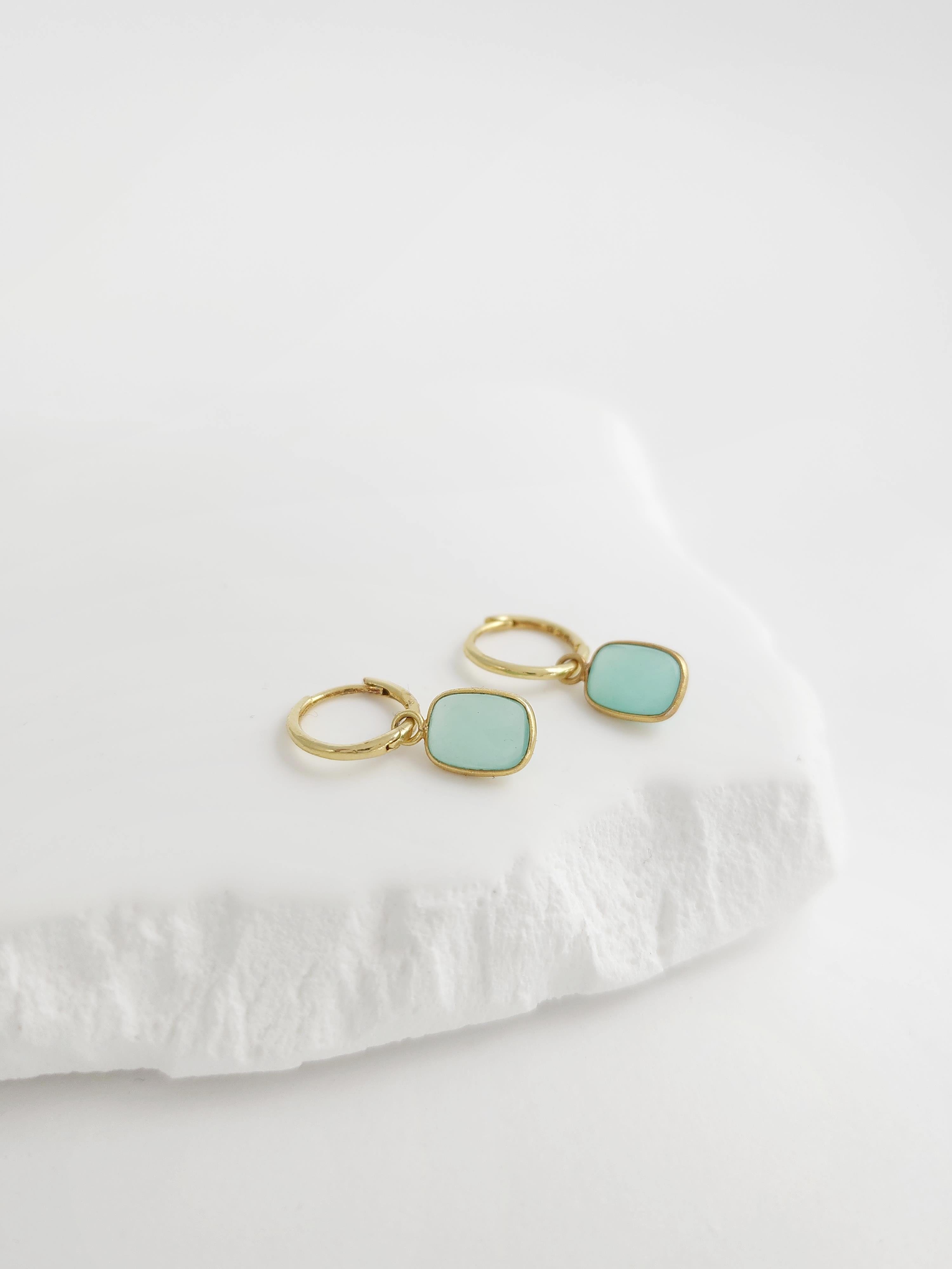 Doğal Taş Halka Küpe