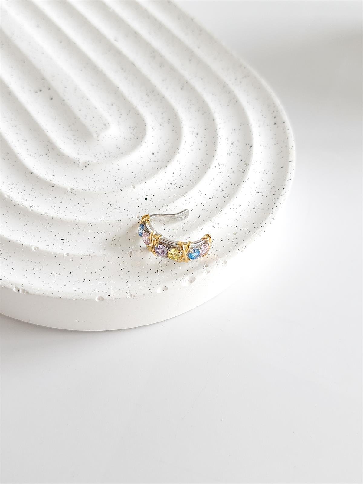 Doğal Taş Kıkırdak Küpe