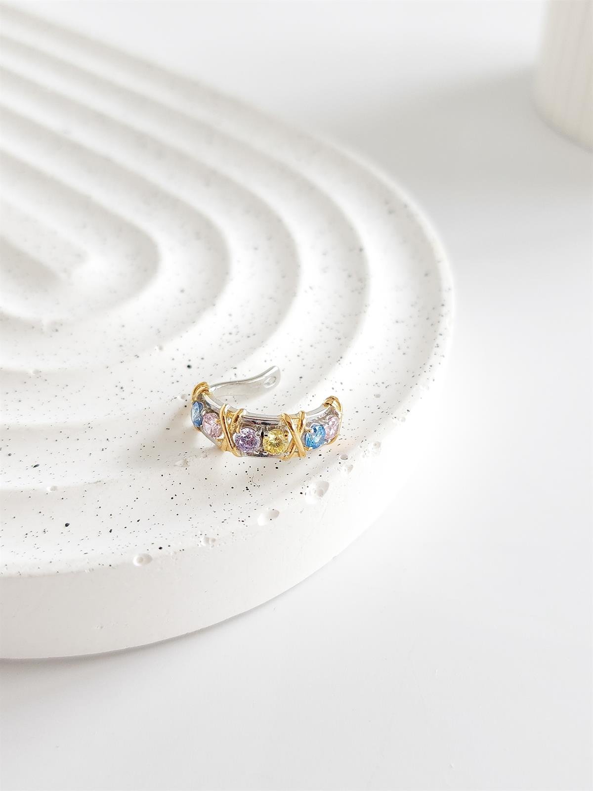 Doğal Taş Kıkırdak Küpe