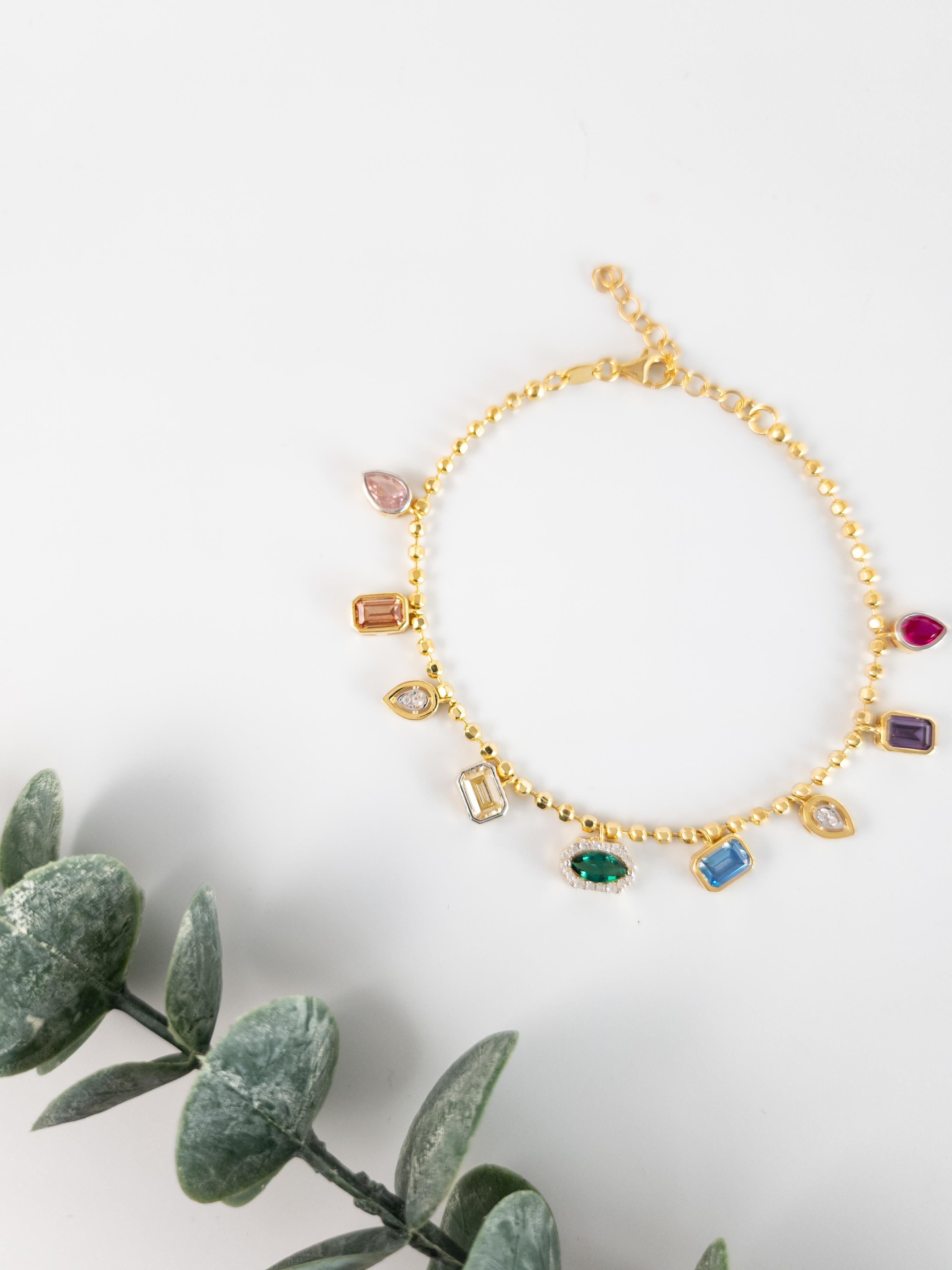 Doğal Taş ( Mix ) Tasarım Bileklik