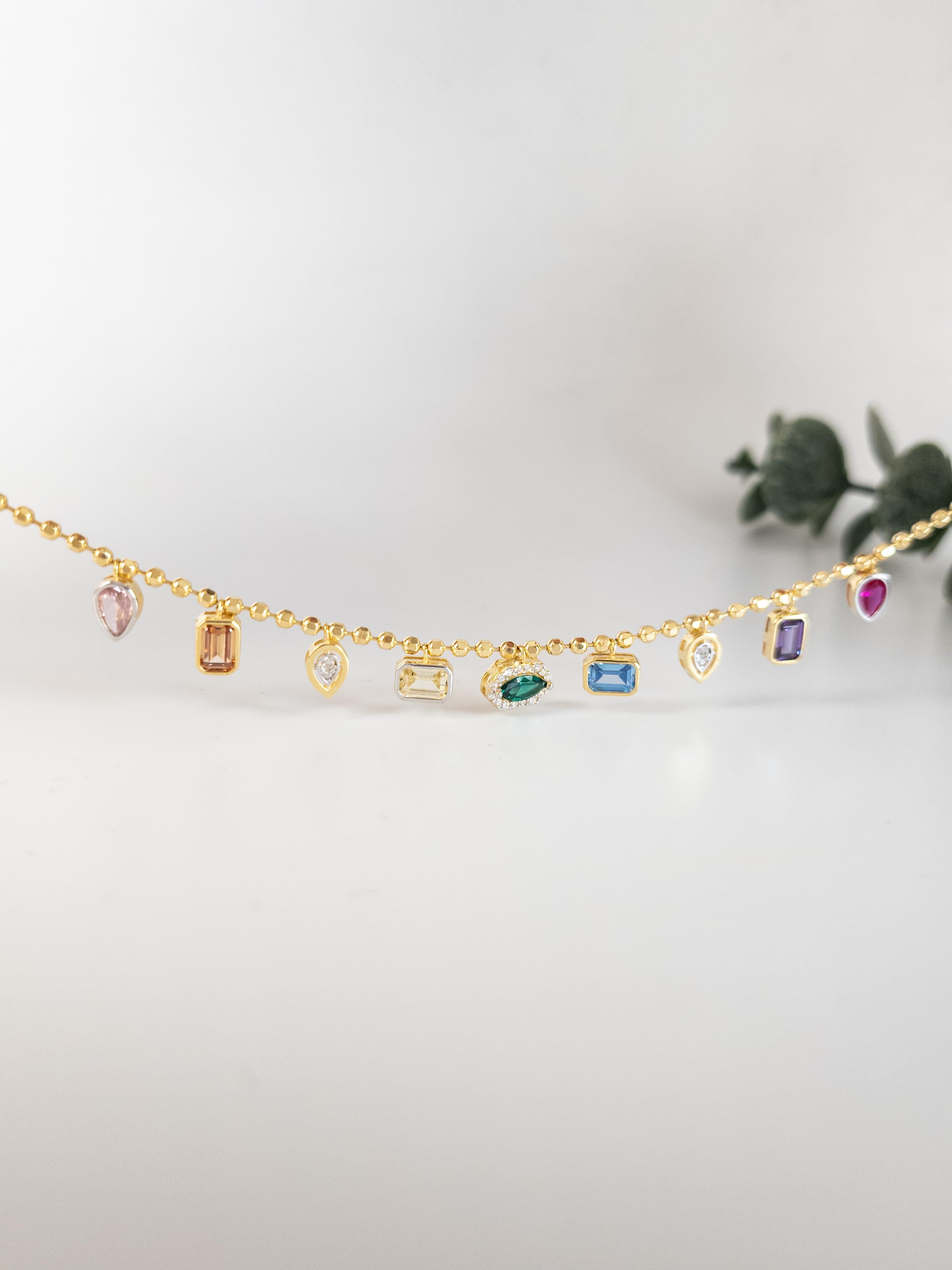 Doğal Taş ( Mix ) Tasarım Bileklik