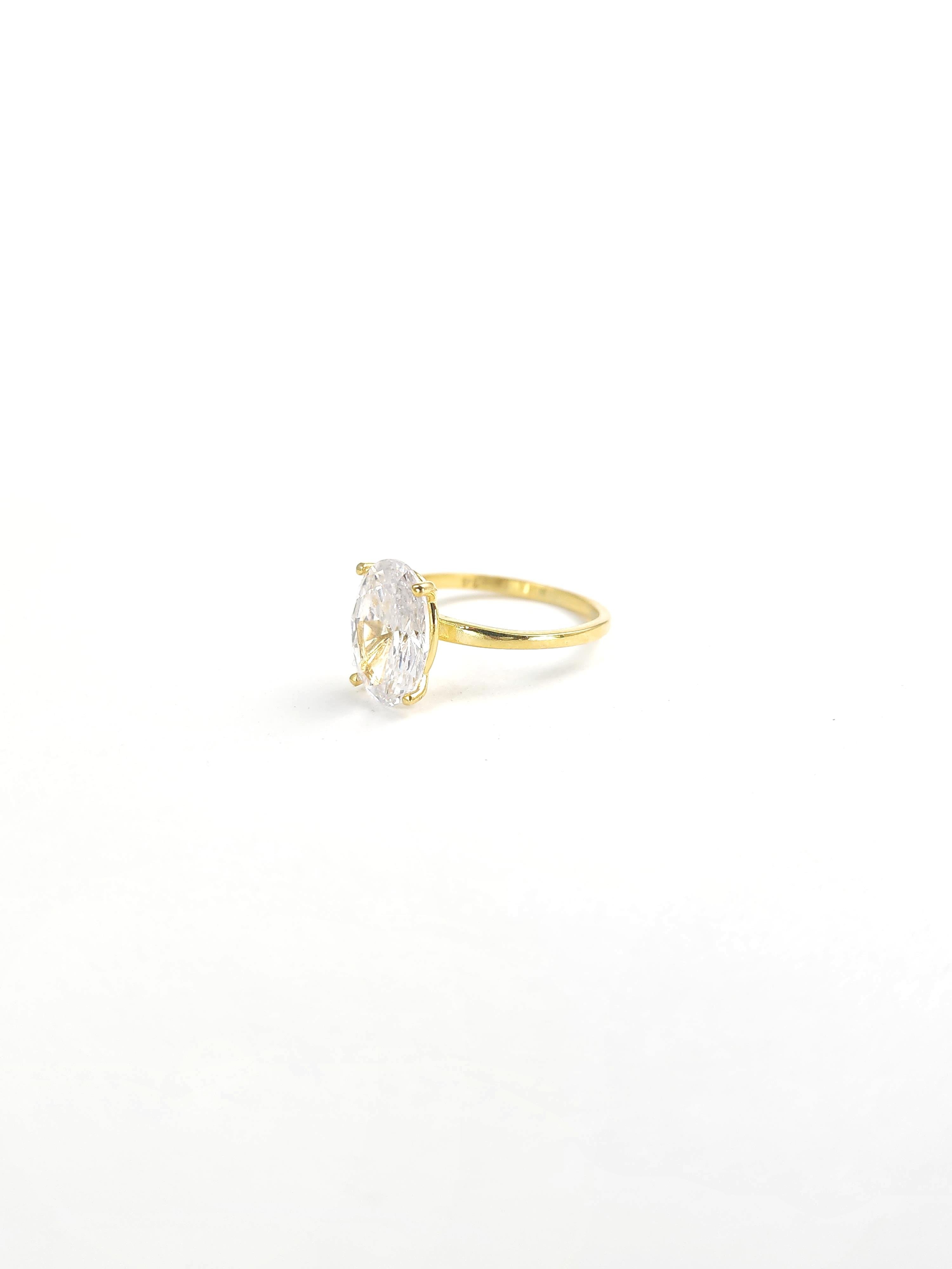 Doğal Taş ( Mozanit ) Yüzük