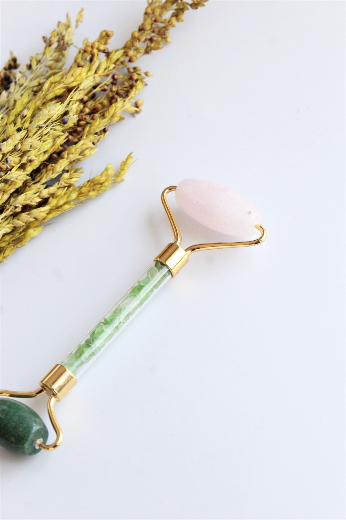 Doğal Taş Roller ( Pembe Kuvars & Yeşim )