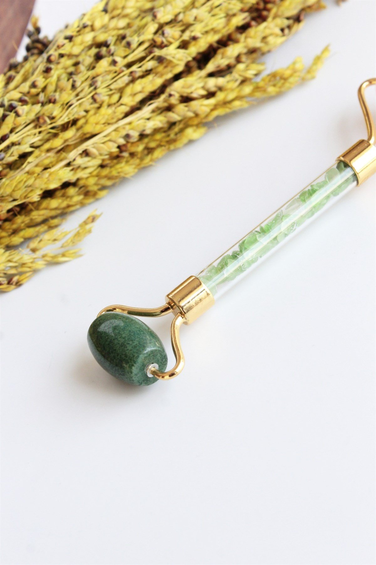 Doğal Taş Roller ( Pembe Kuvars & Yeşim )