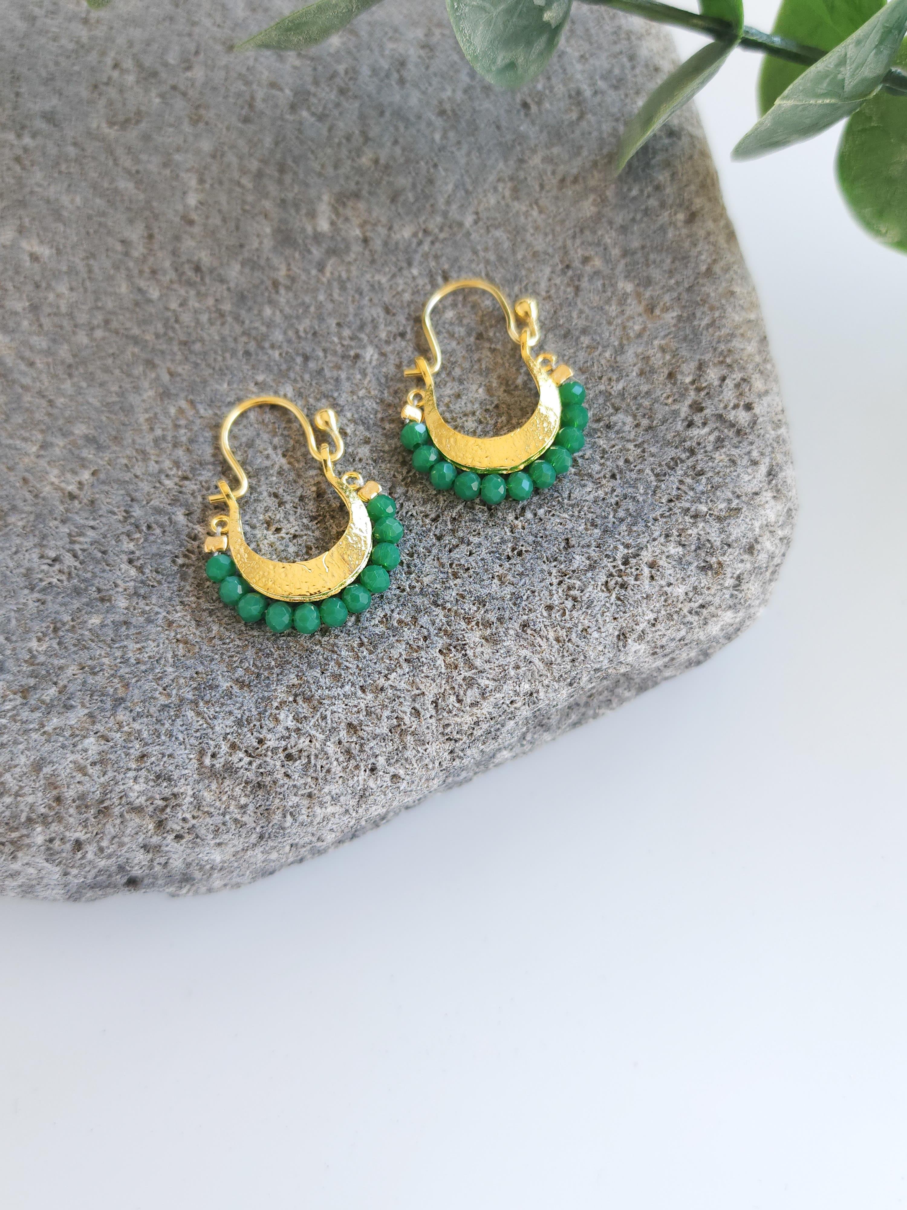 Doğal Taş Sepet Küpe