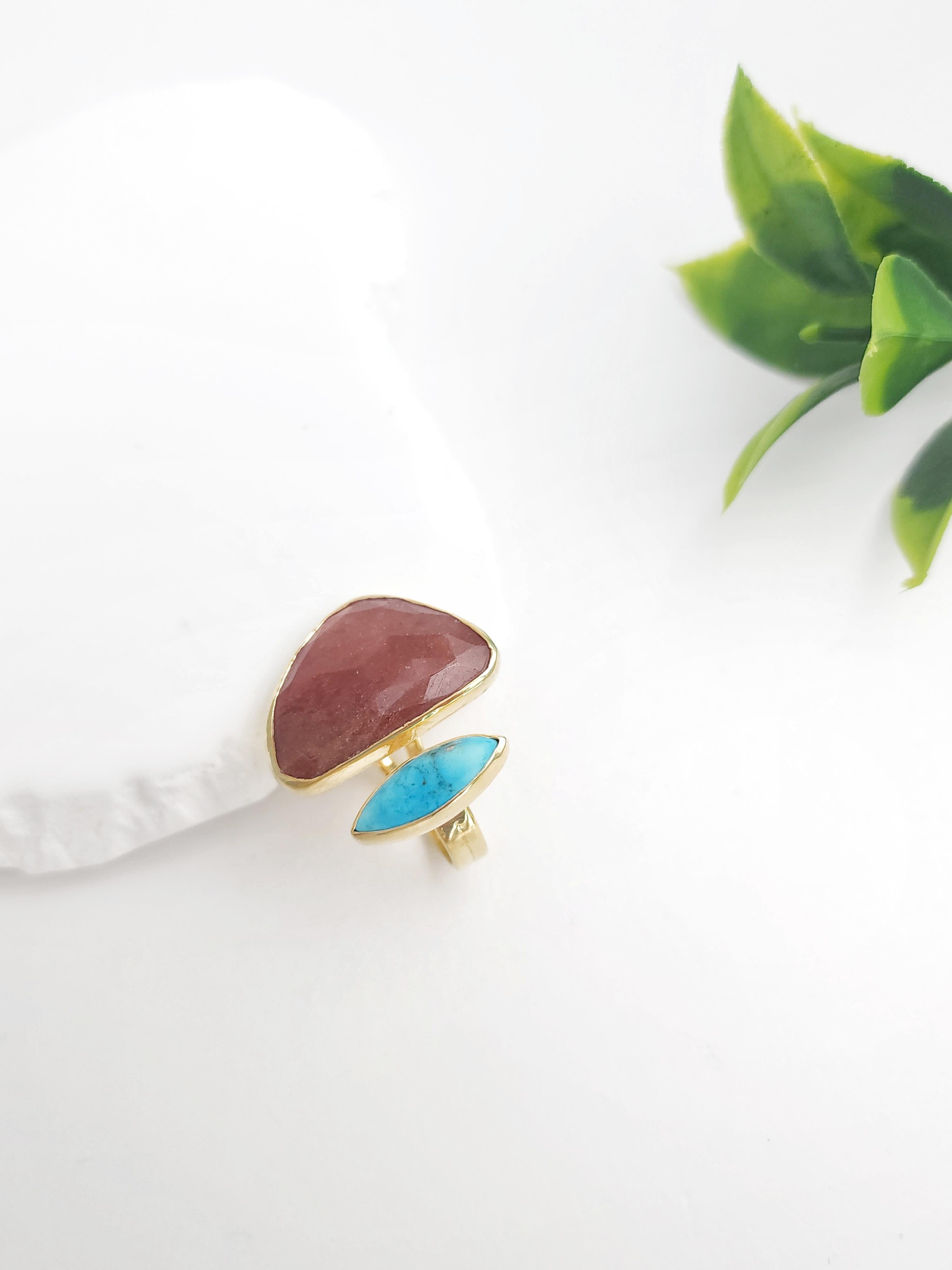 Doğal Taş Tasarım Yüzük