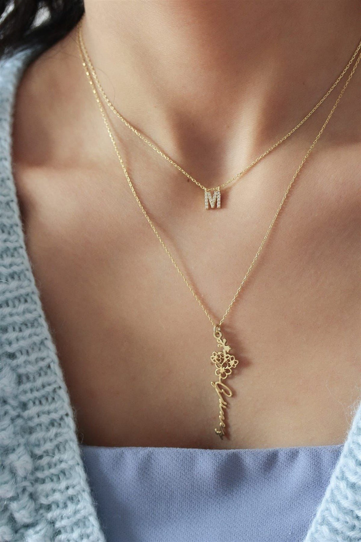 Doğum Çiçeği Kolye