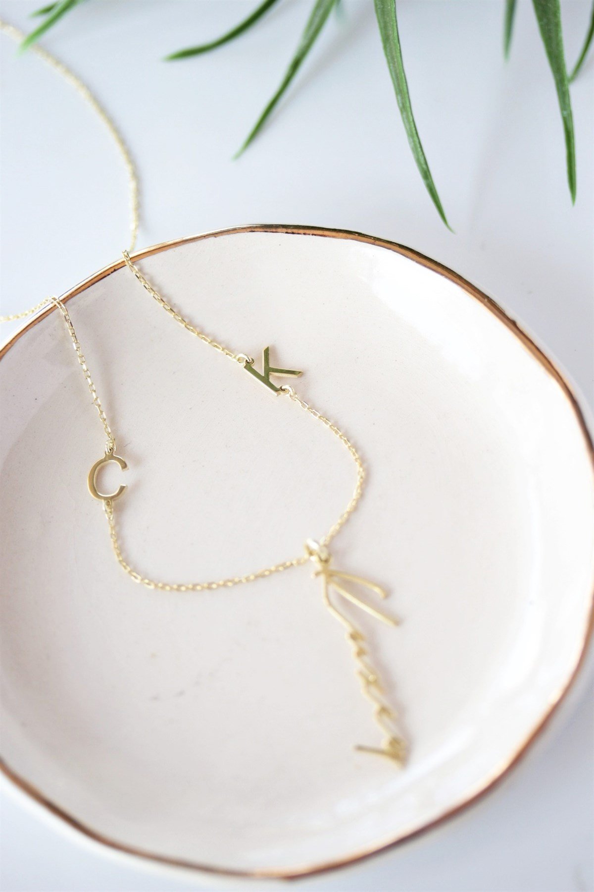 El Yazısı İsim Harf Kolye