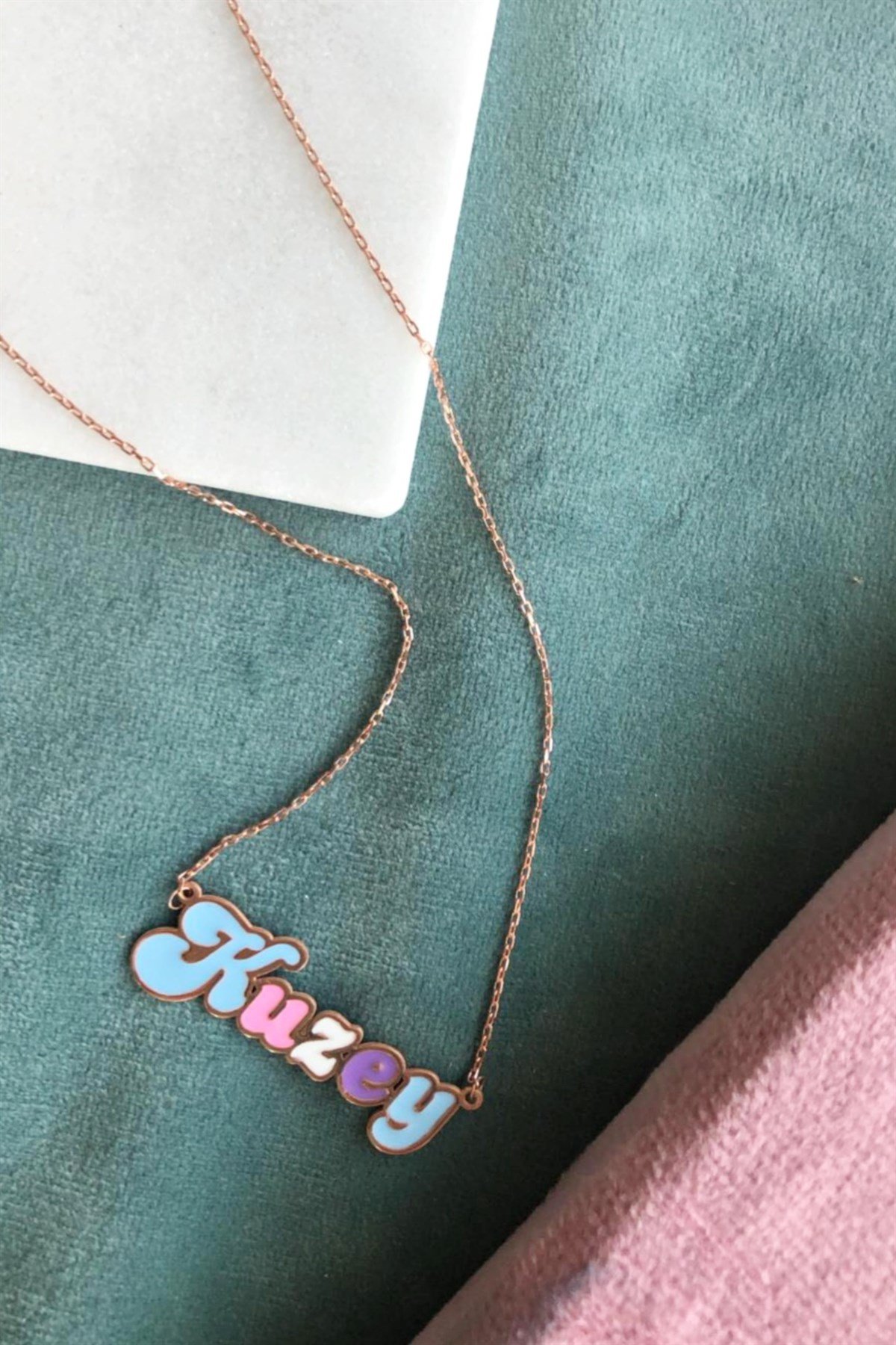 Gökkuşağı İsim Kolye