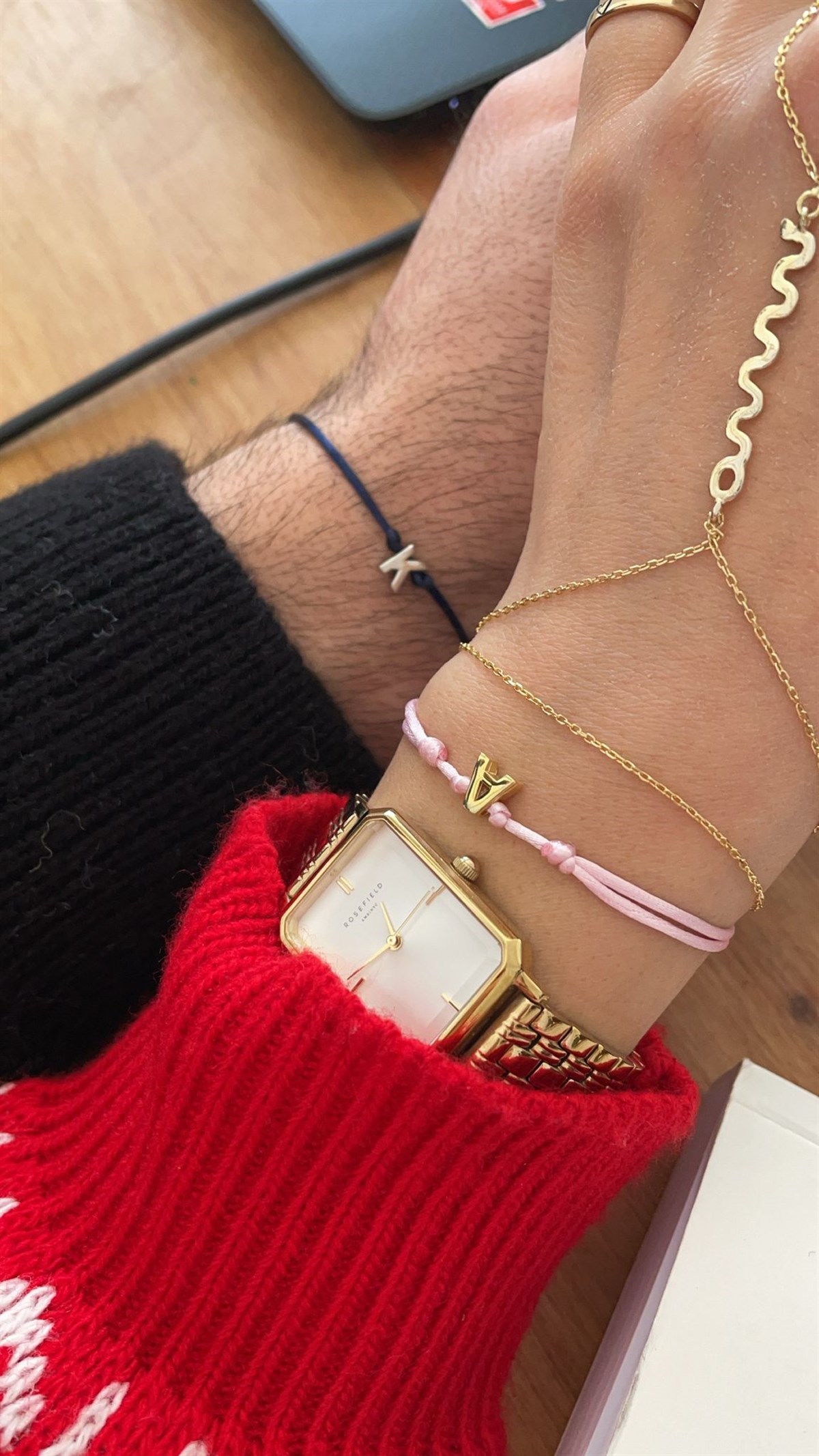 Harf Bileklik ( Çift )