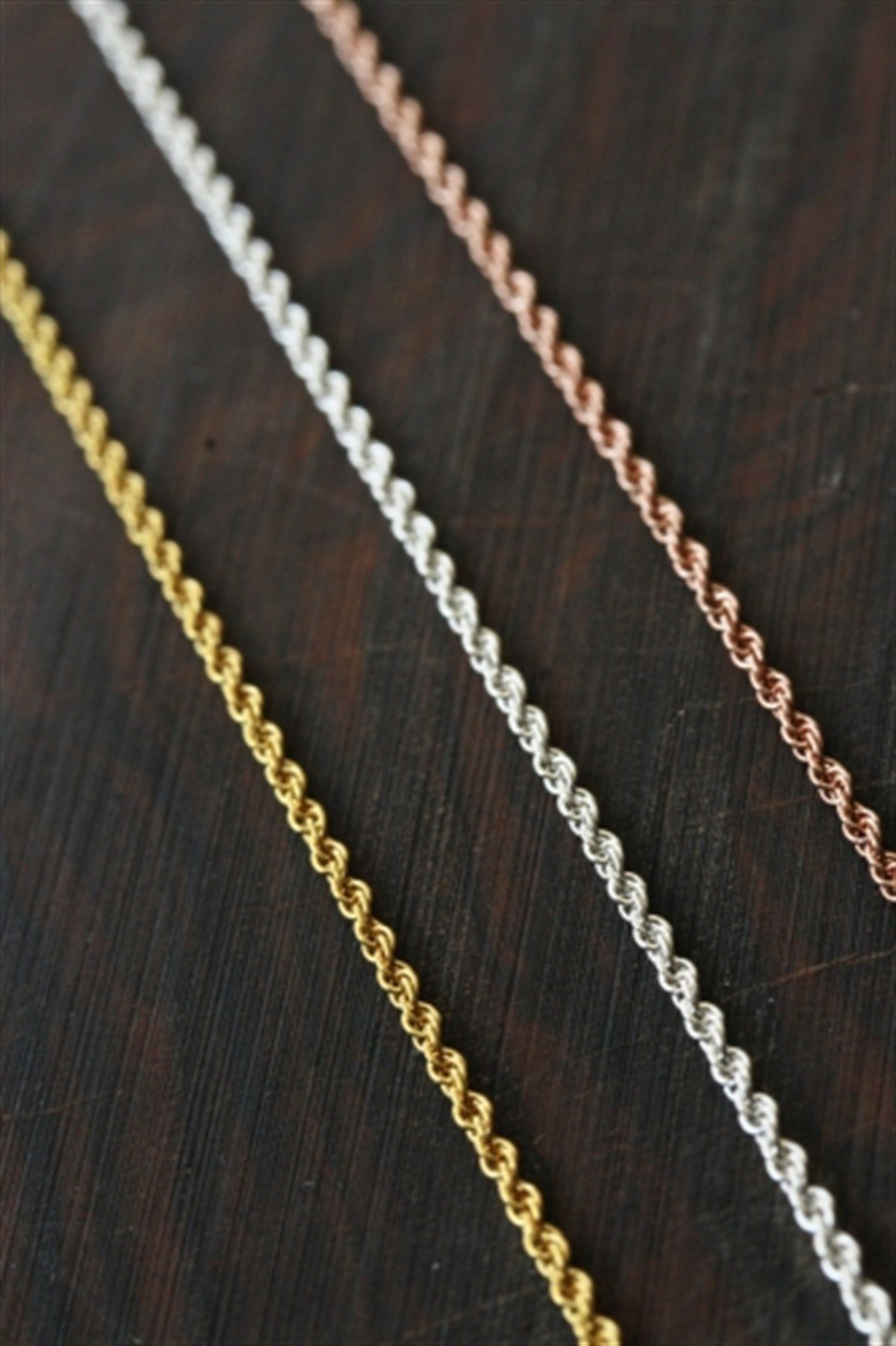 İnce Burgu Zincir  55 cm