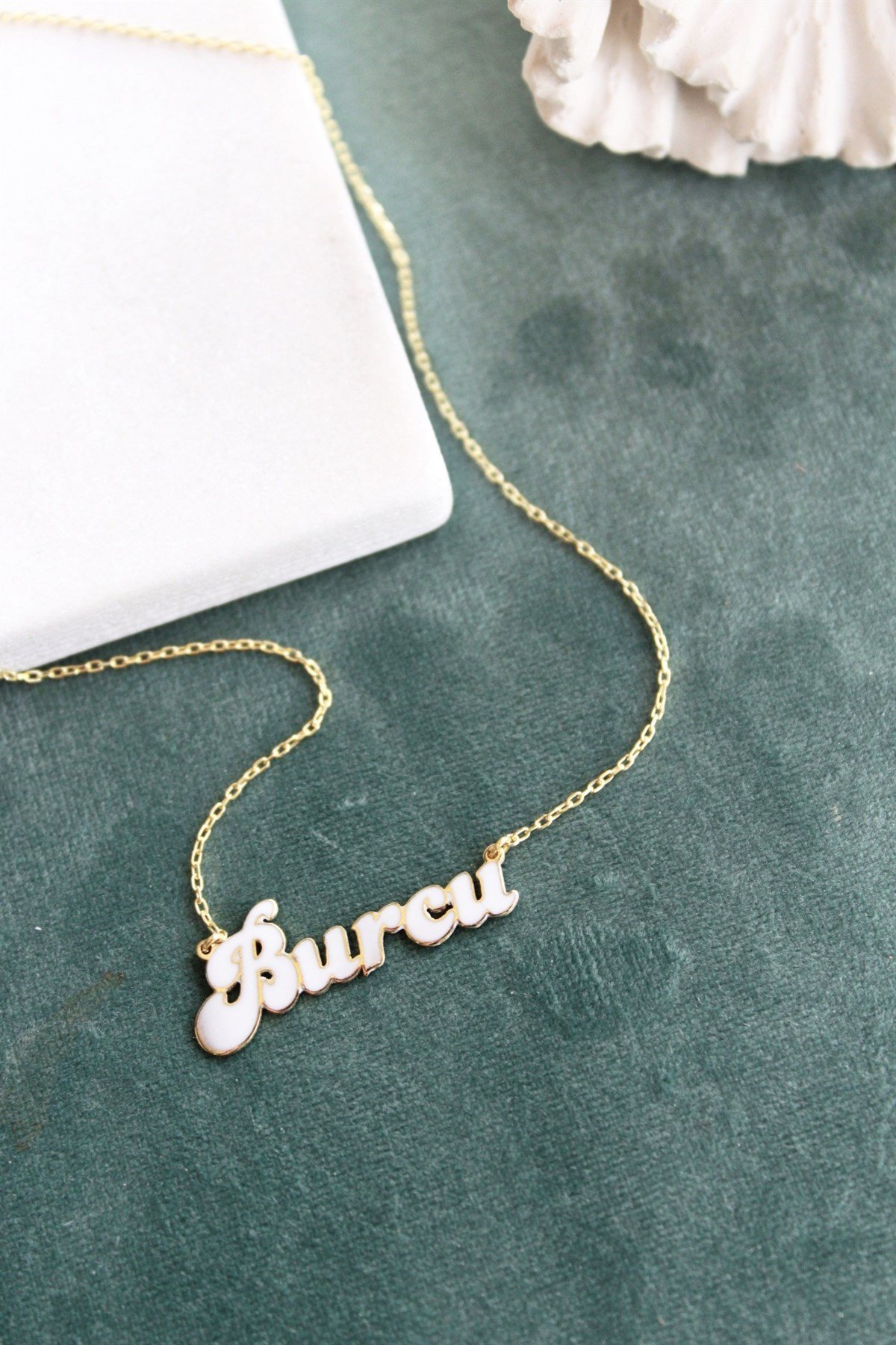 İsim Kolye ( Beyaz )