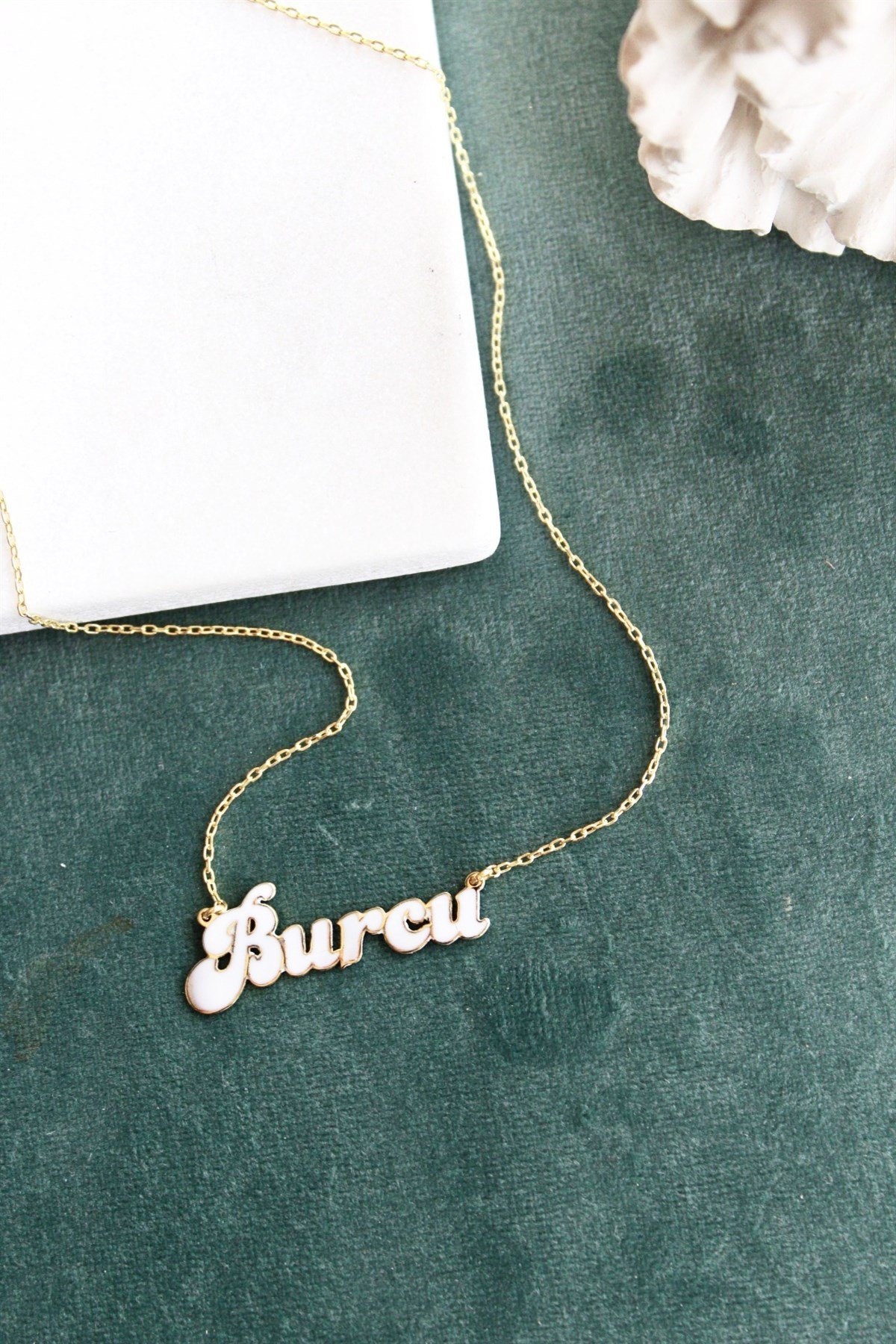 İsim Kolye ( Beyaz )