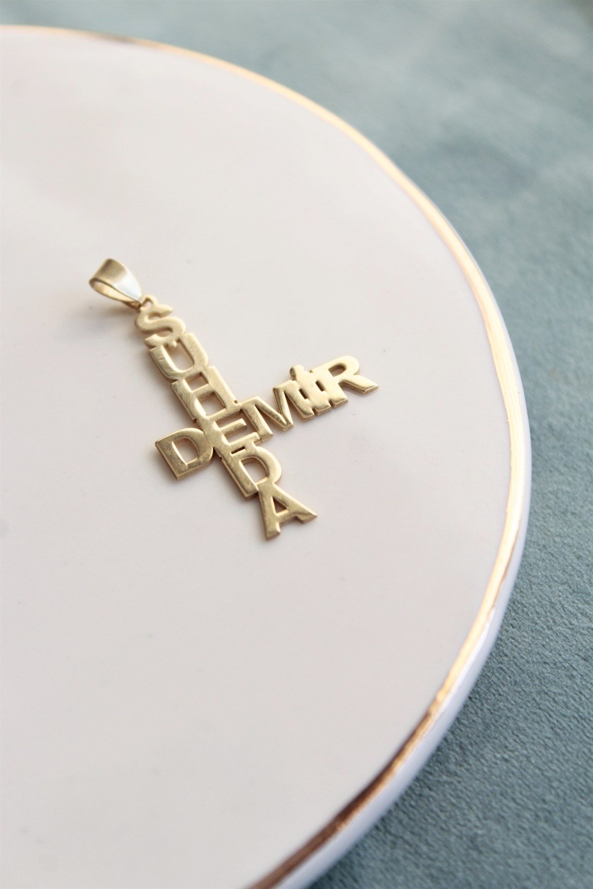 İsim Kolye 2 isim ( Tek Uç )