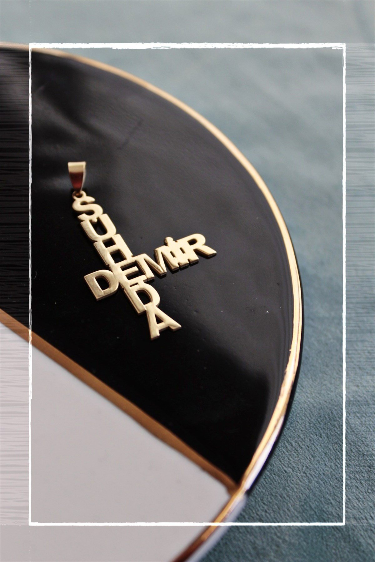 İsim Kolye 2 isim ( Tek Uç )