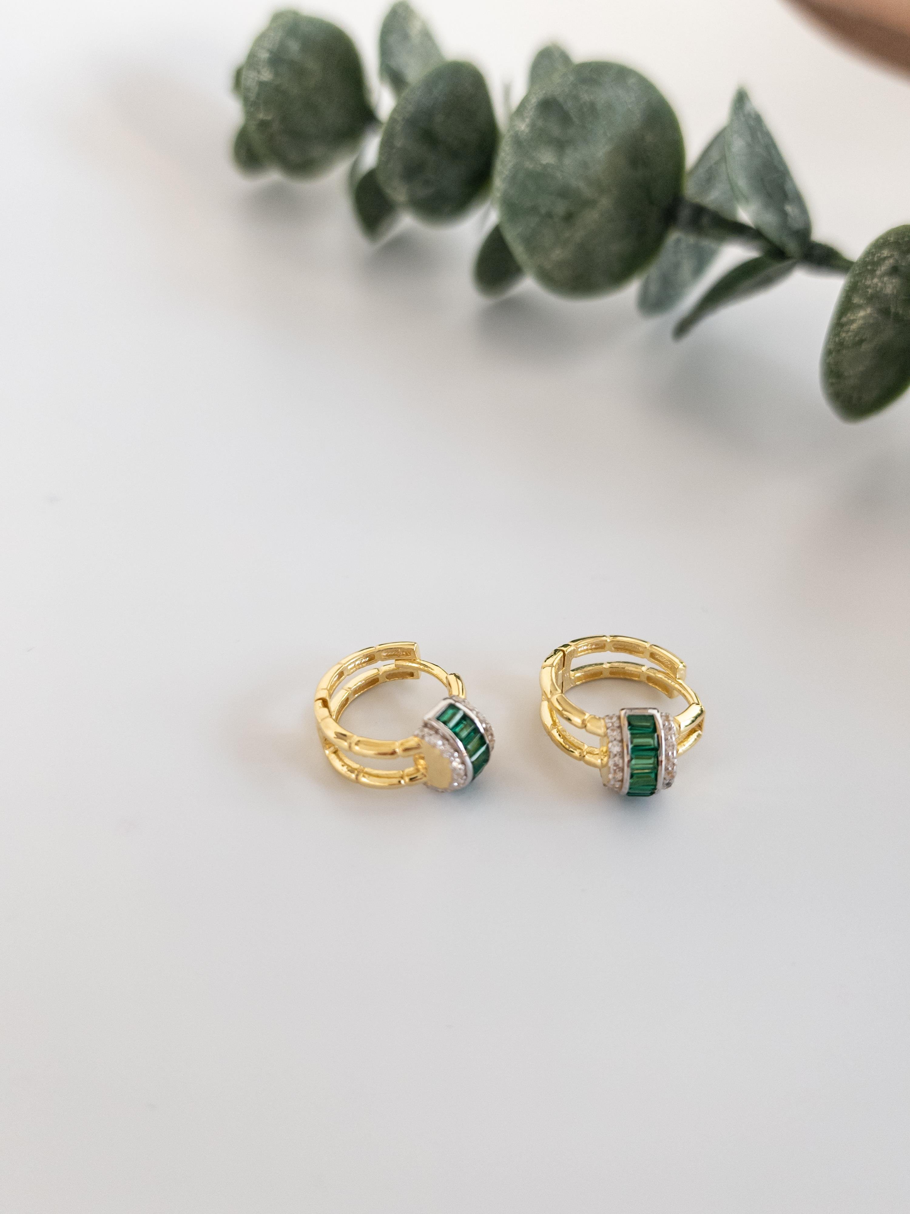 İtalyan Baget Doğal Taş Küpe