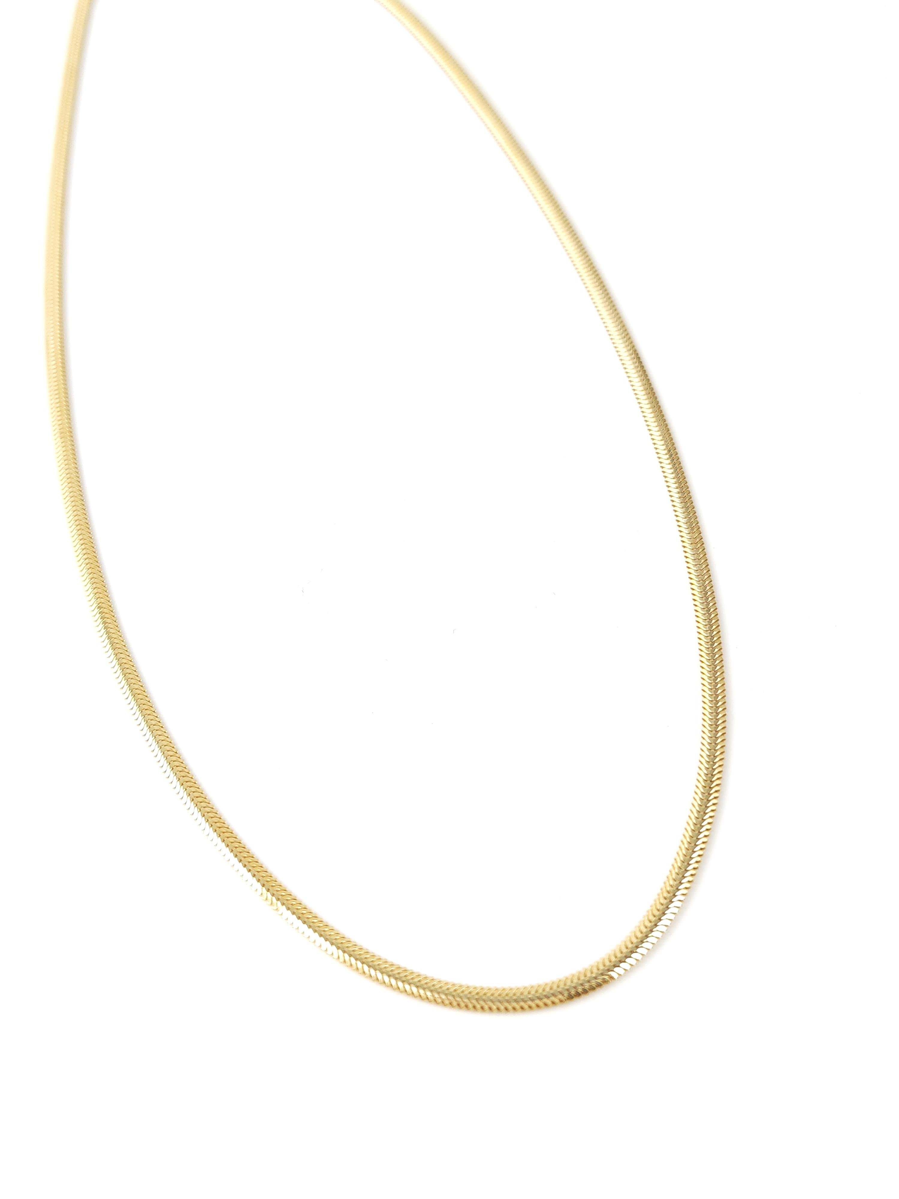 İtalyan Balık Sırtı Zincir Kolye