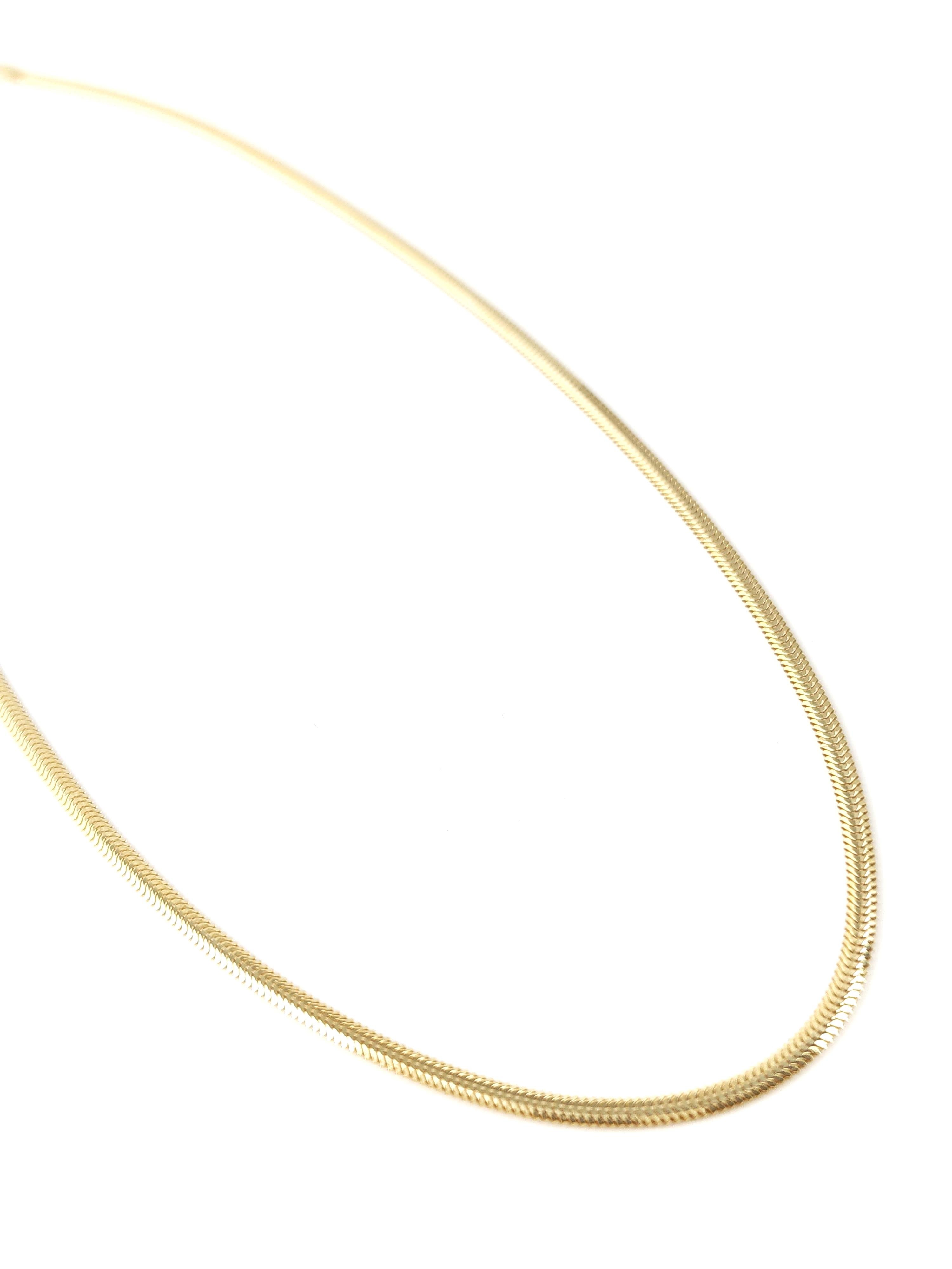 İtalyan Balık Sırtı Zincir Kolye