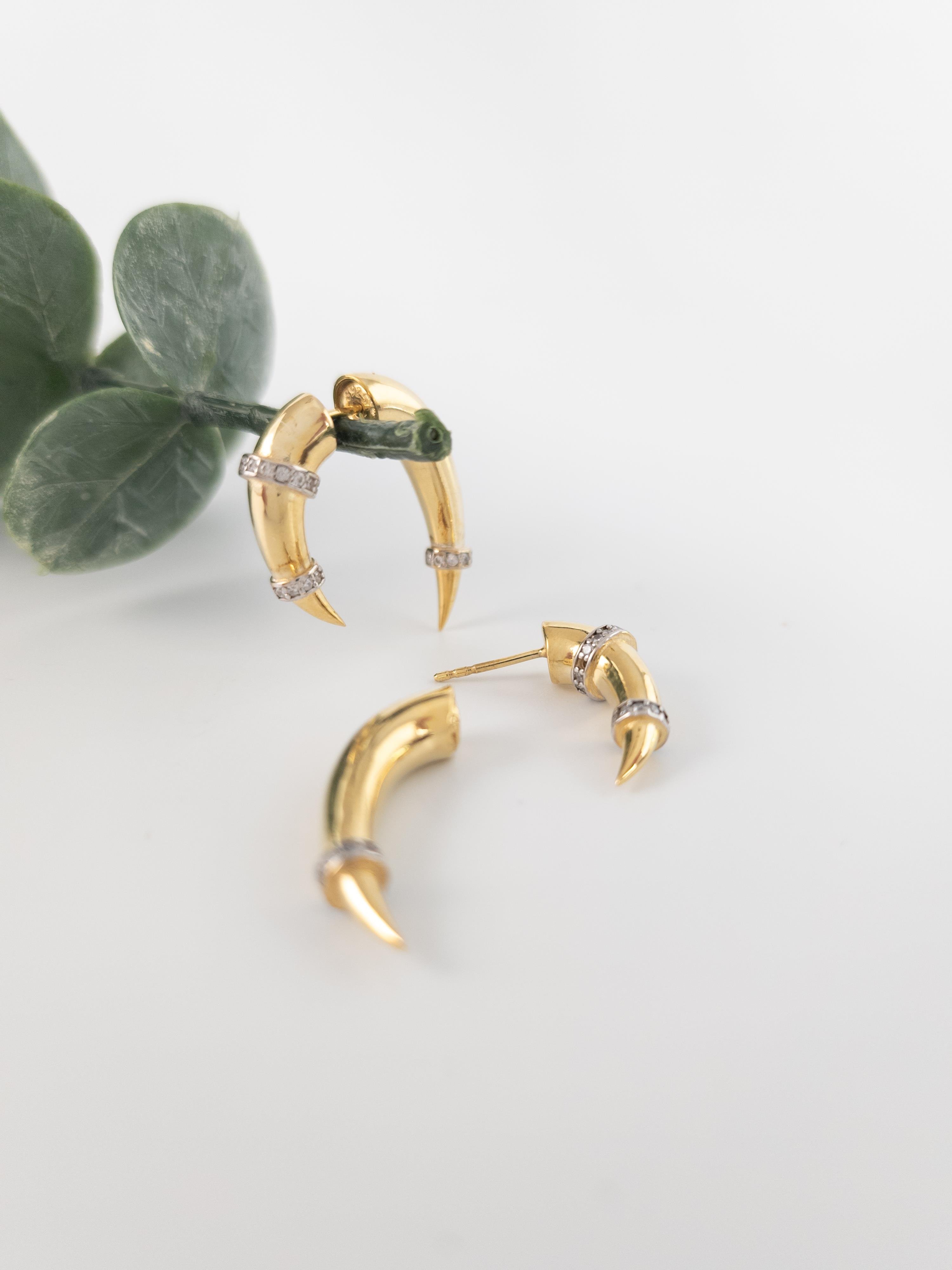 İtalyan Boynuz Küpe