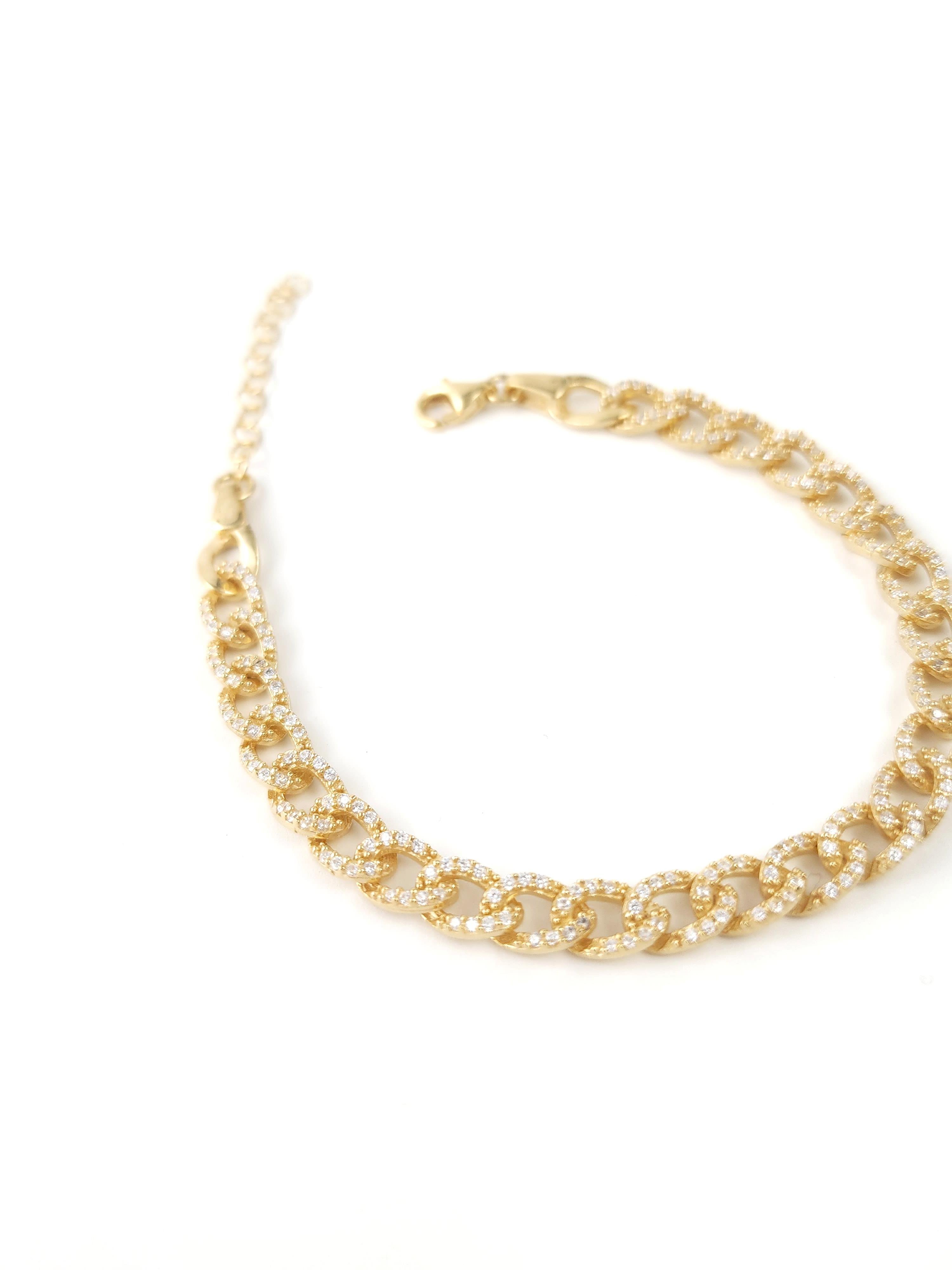 İtalyan Chain Küba Bileklik