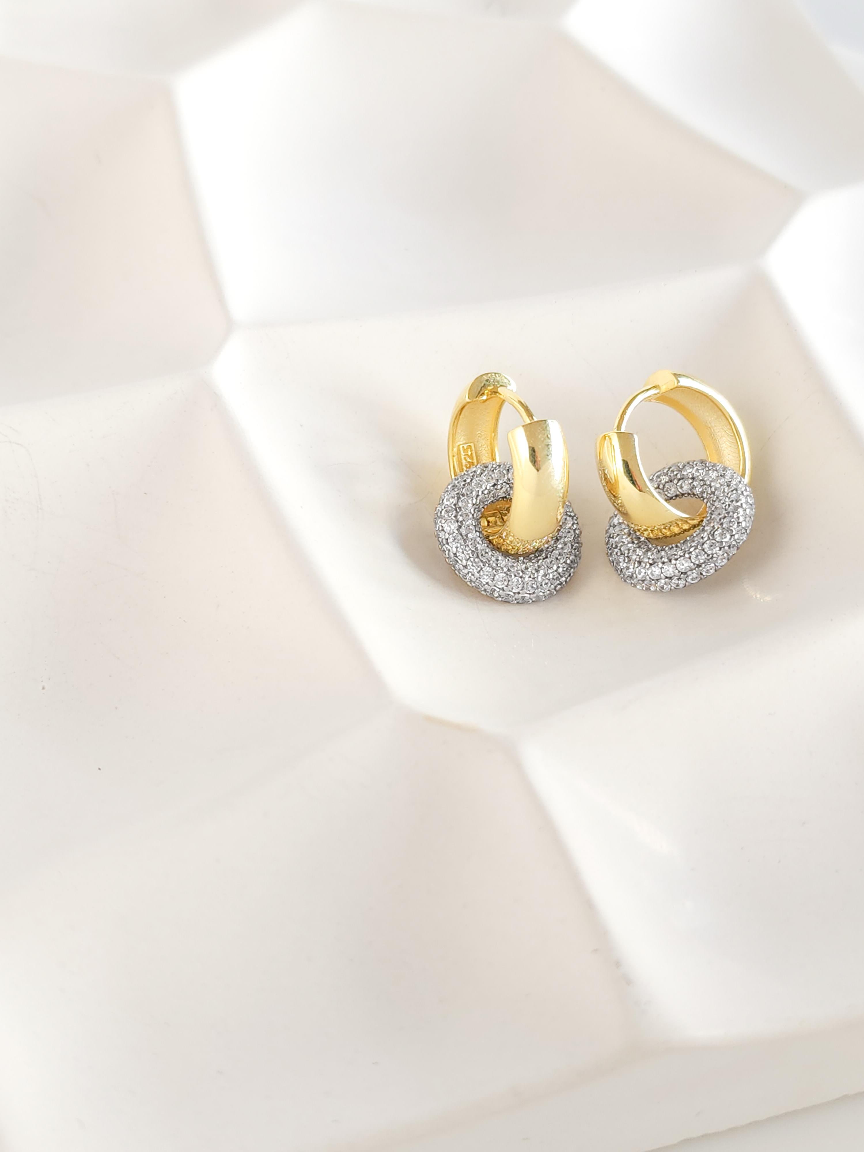 İtalyan Charm Halka Küpe