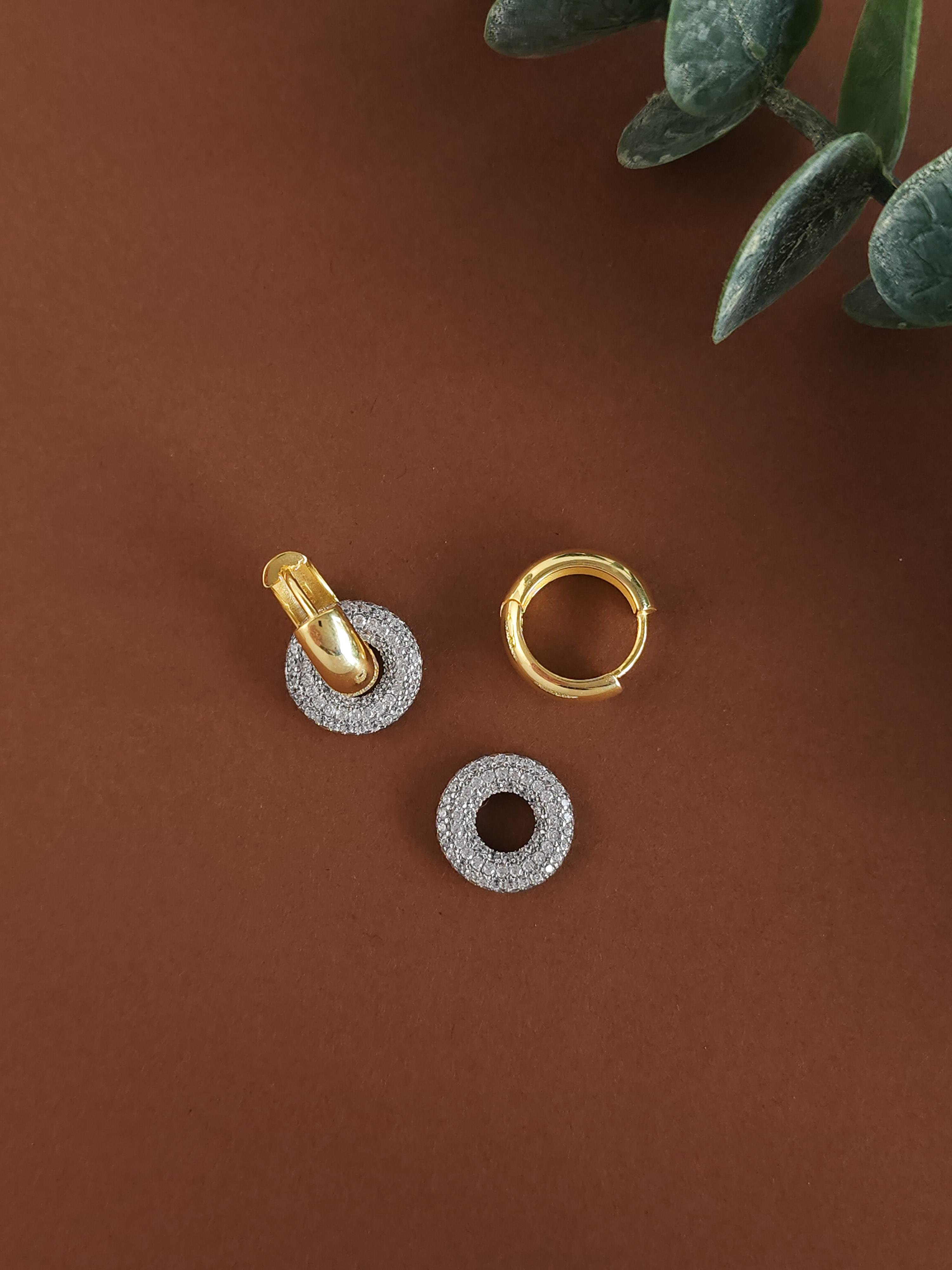 İtalyan Charm Halka Küpe