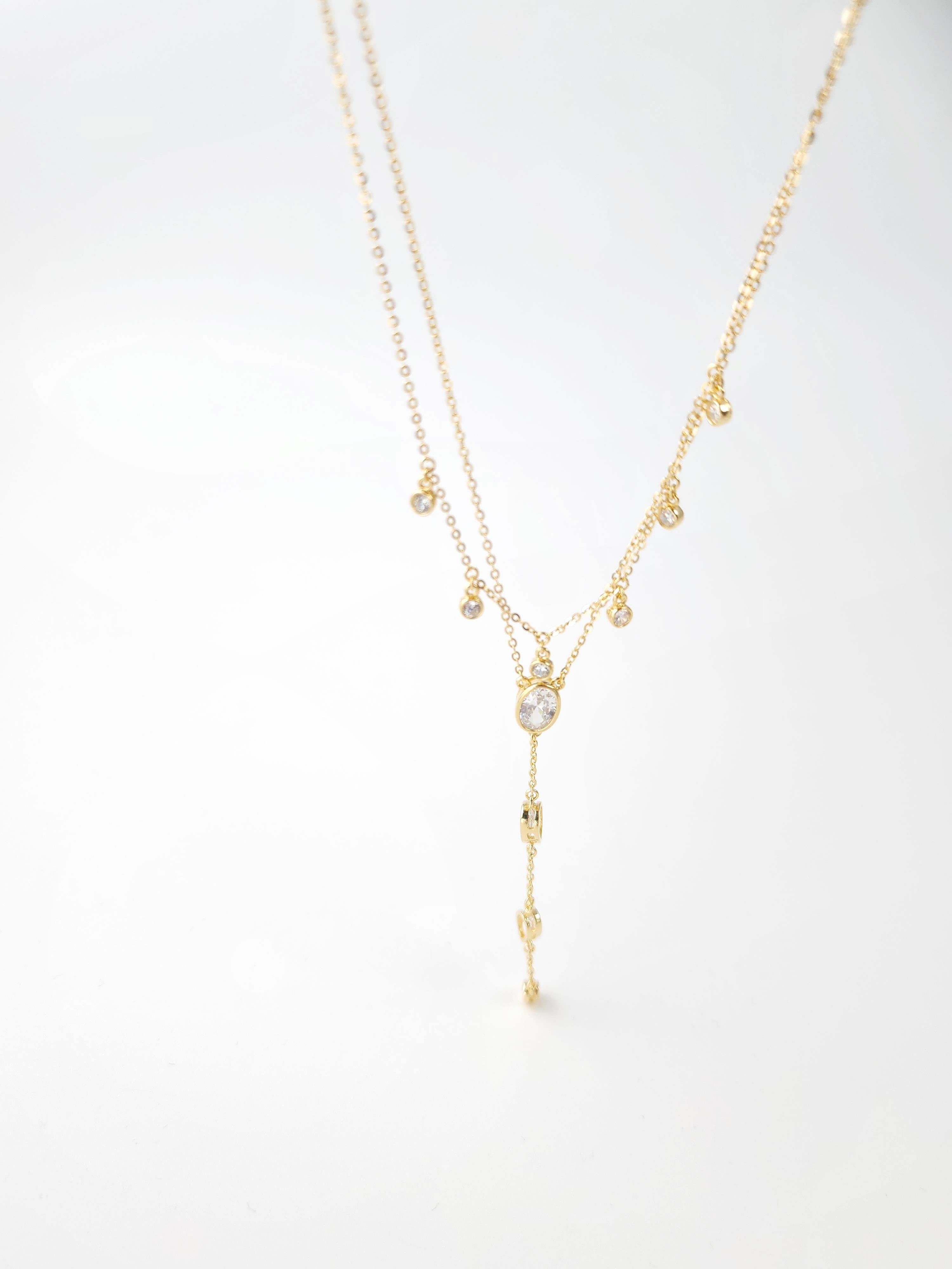 İtalyan Çift Sıra Shakira Kolye