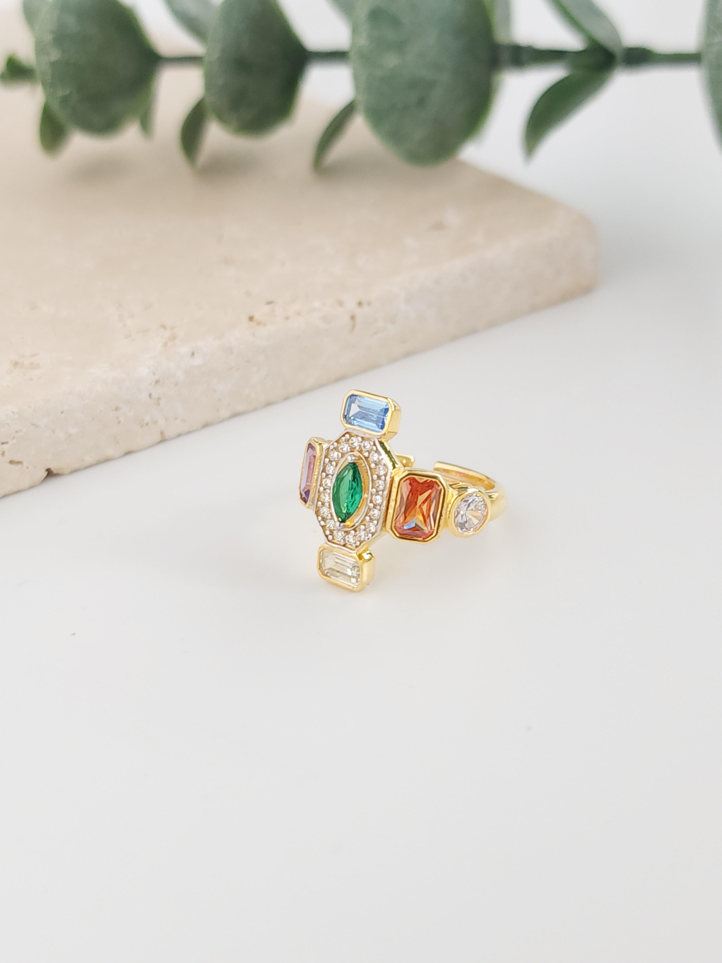 İtalyan Doğal Taş Yüzük