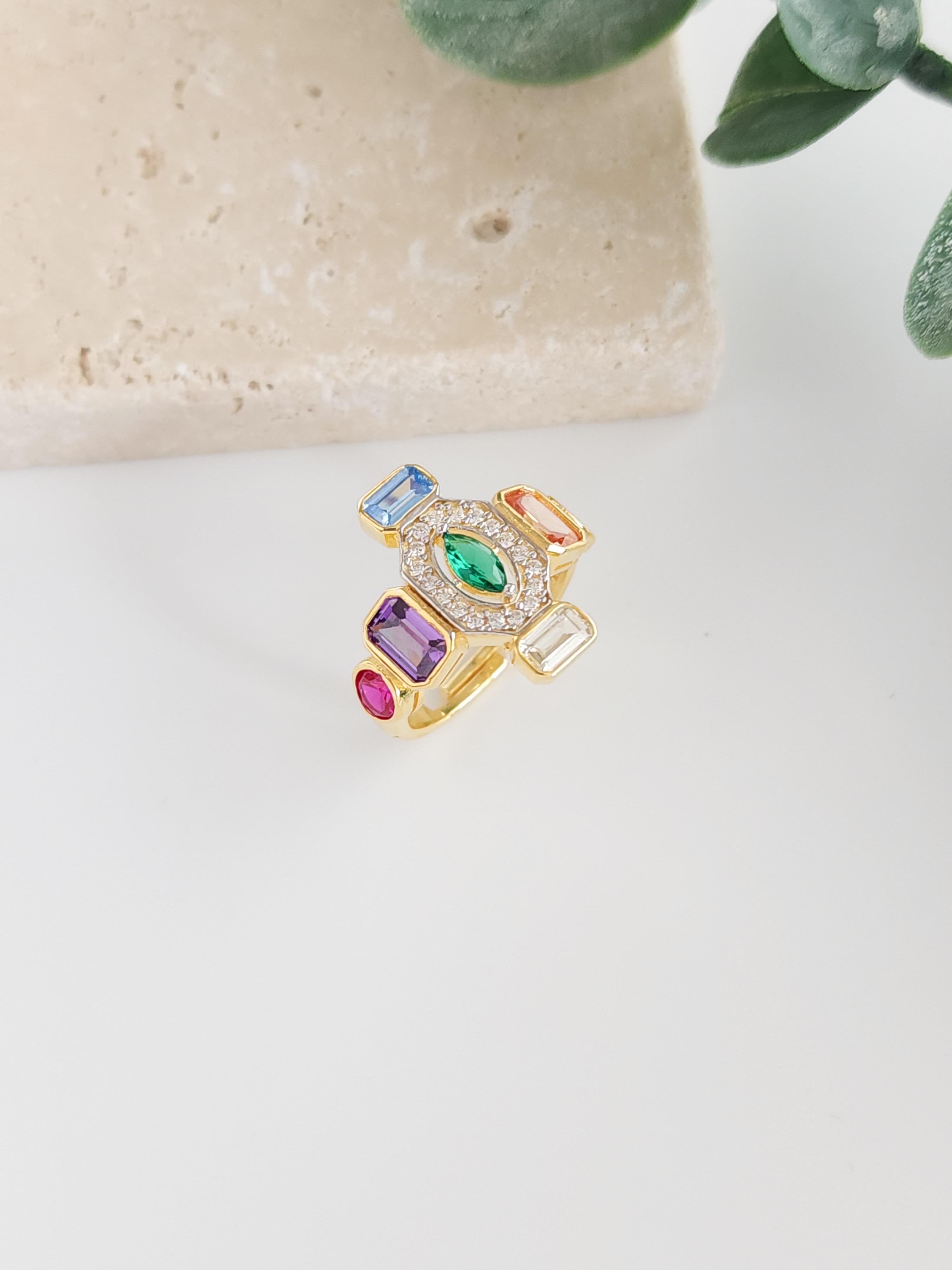 İtalyan Doğal Taş Yüzük