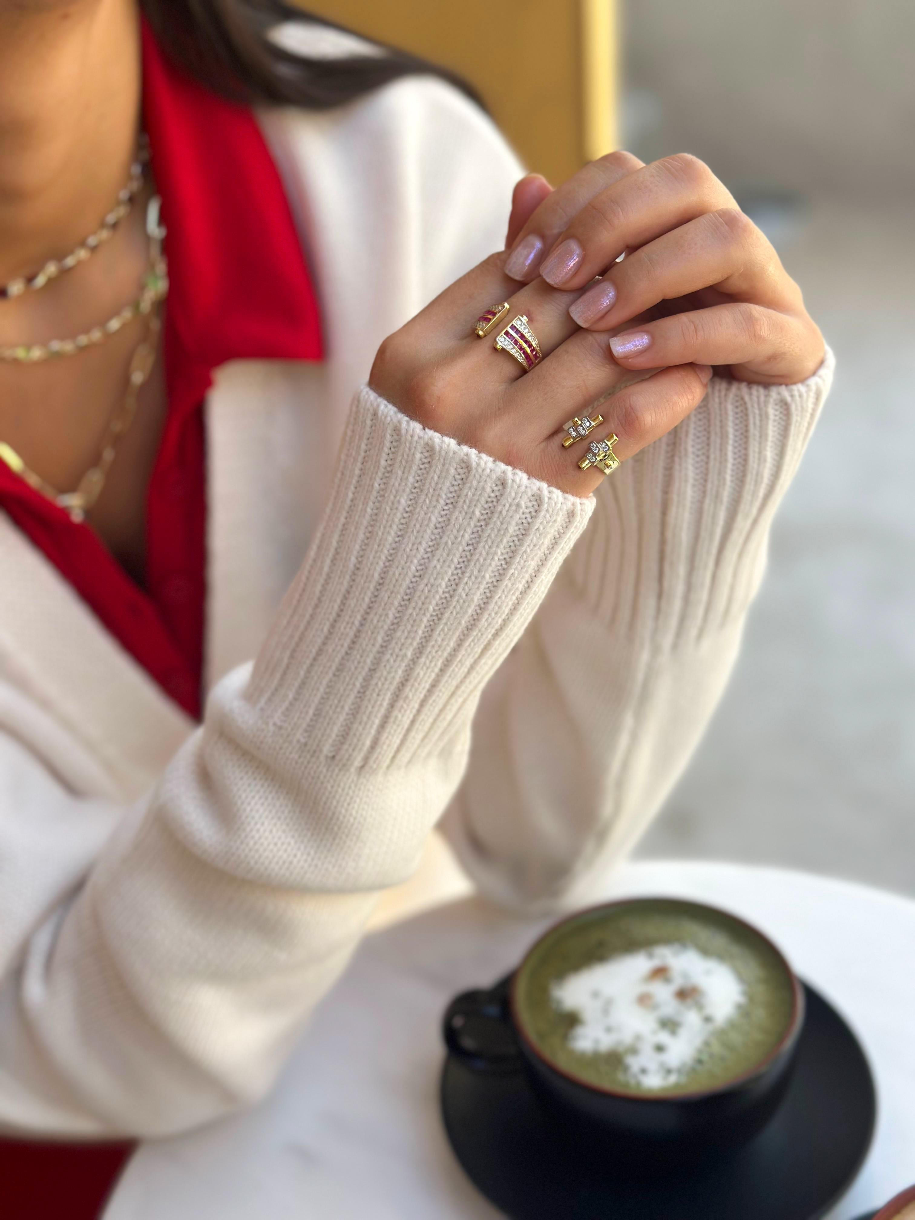 İtalyan Doğal Taş Yüzük