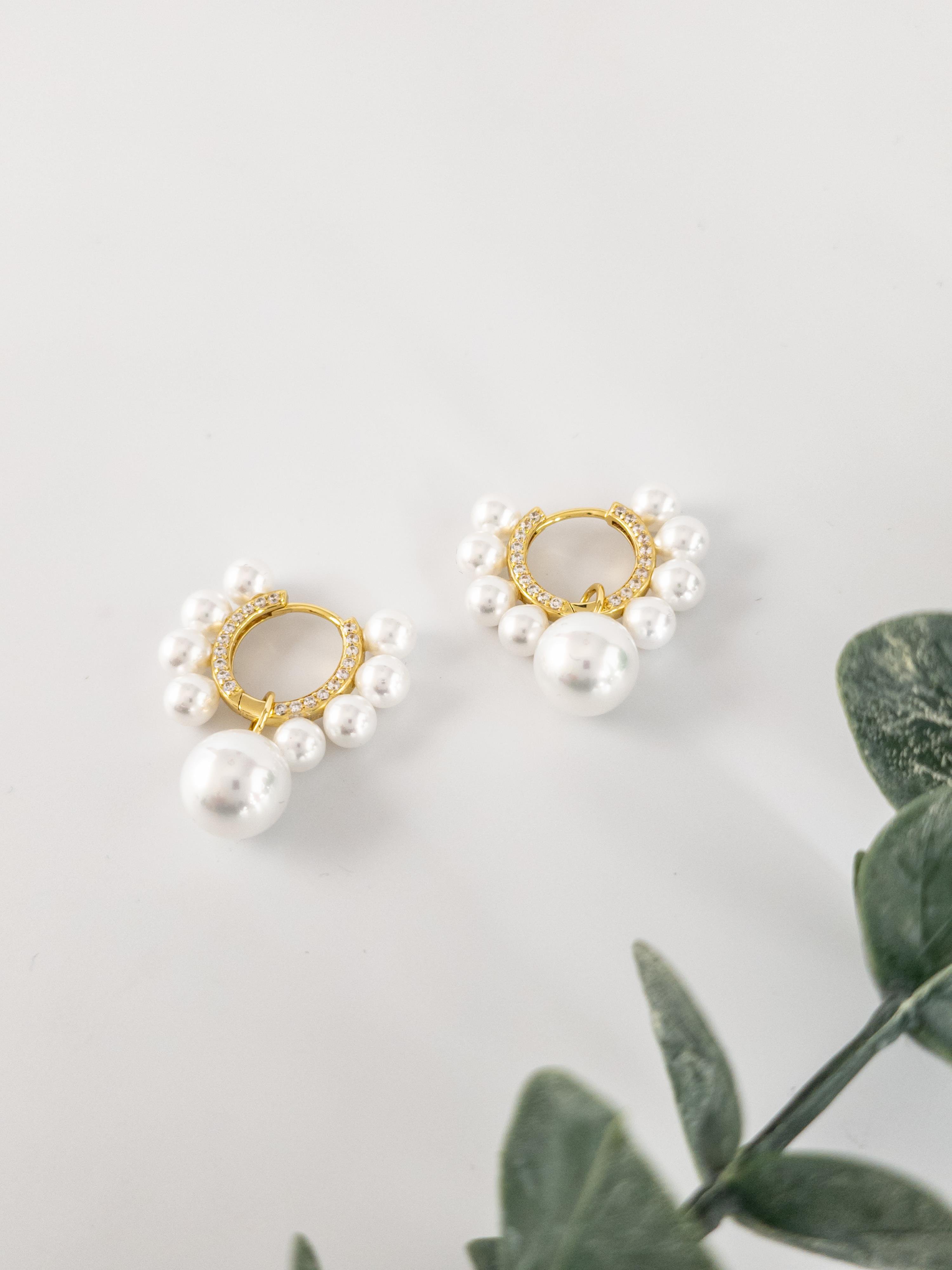 İtalyan İnci Küpe