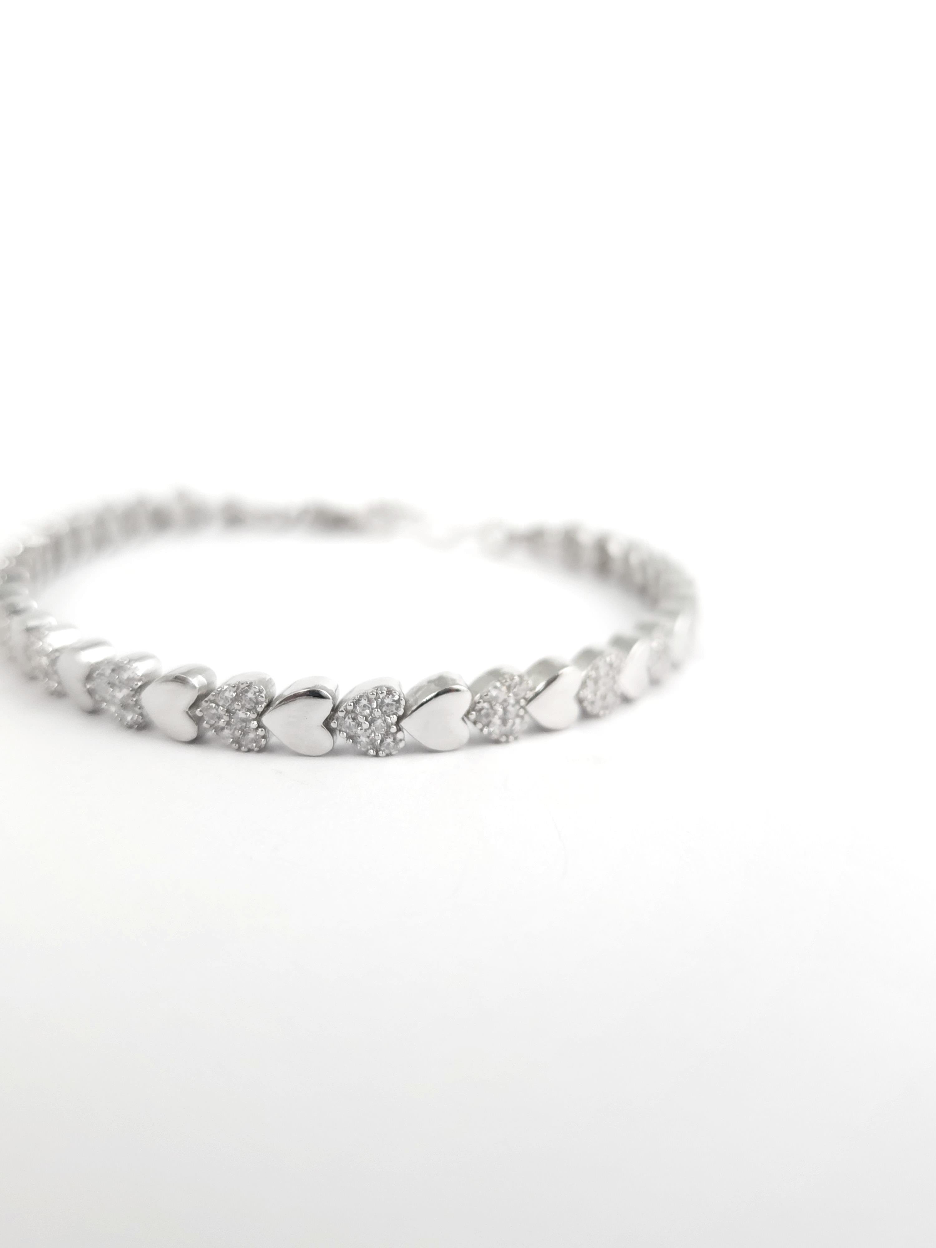 İtalyan Kalp Bileklik