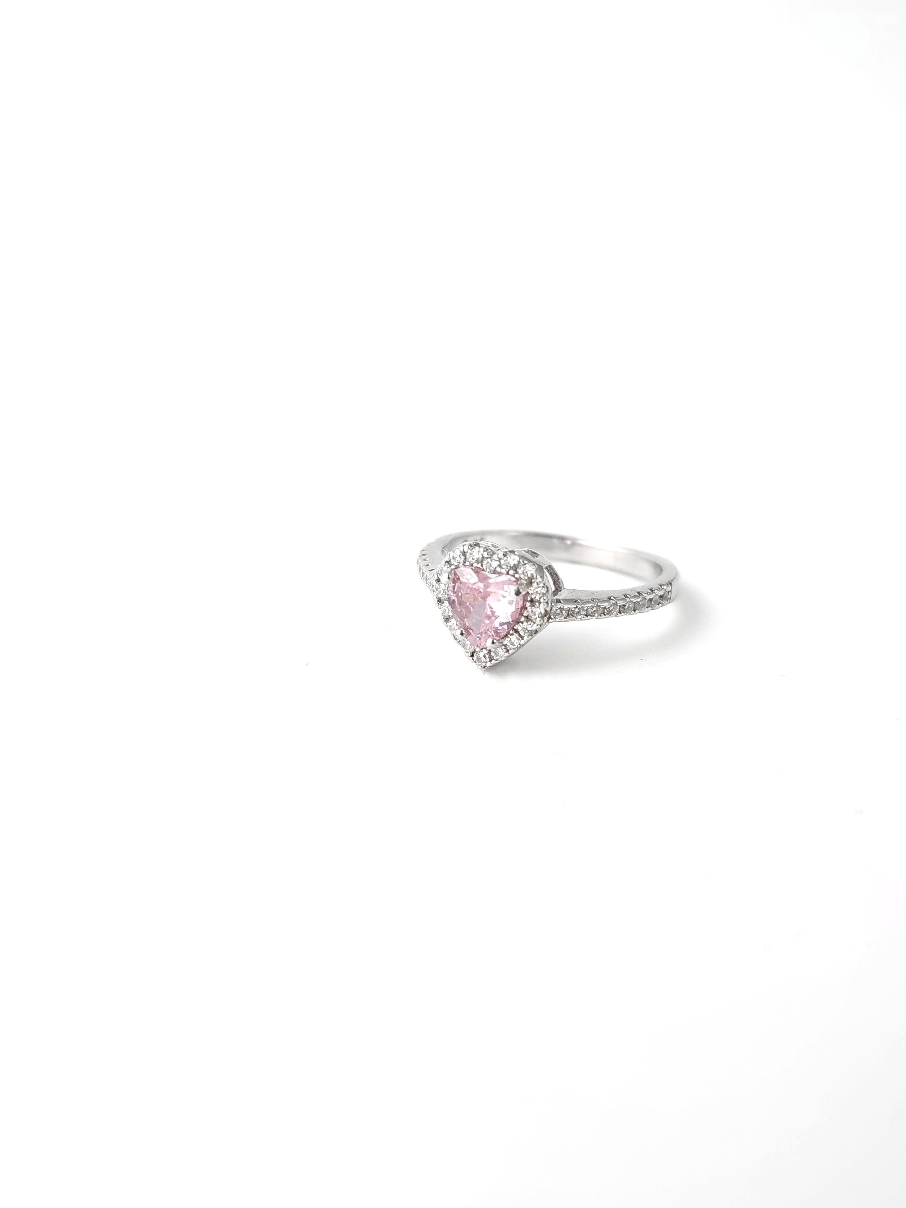 İtalyan Kalp Doğal Taş Yüzük