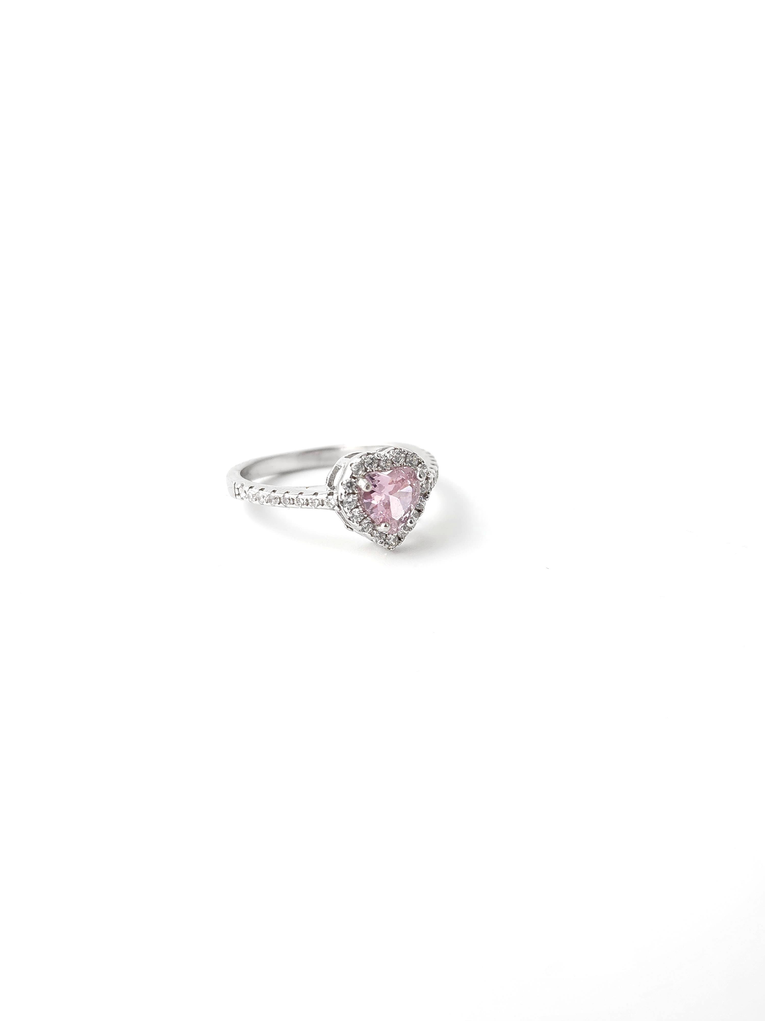 İtalyan Kalp Doğal Taş Yüzük