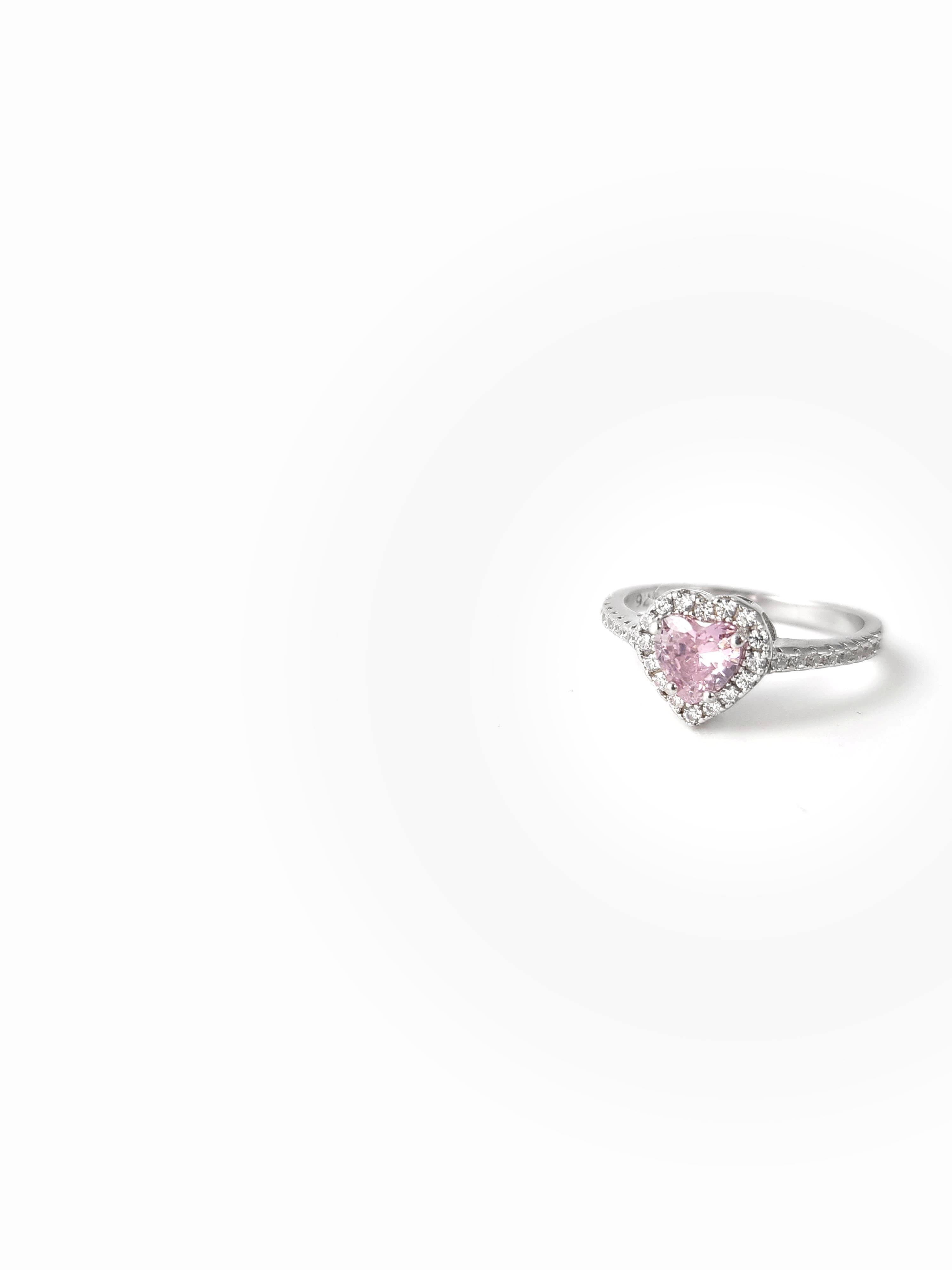 İtalyan Kalp Doğal Taş Yüzük