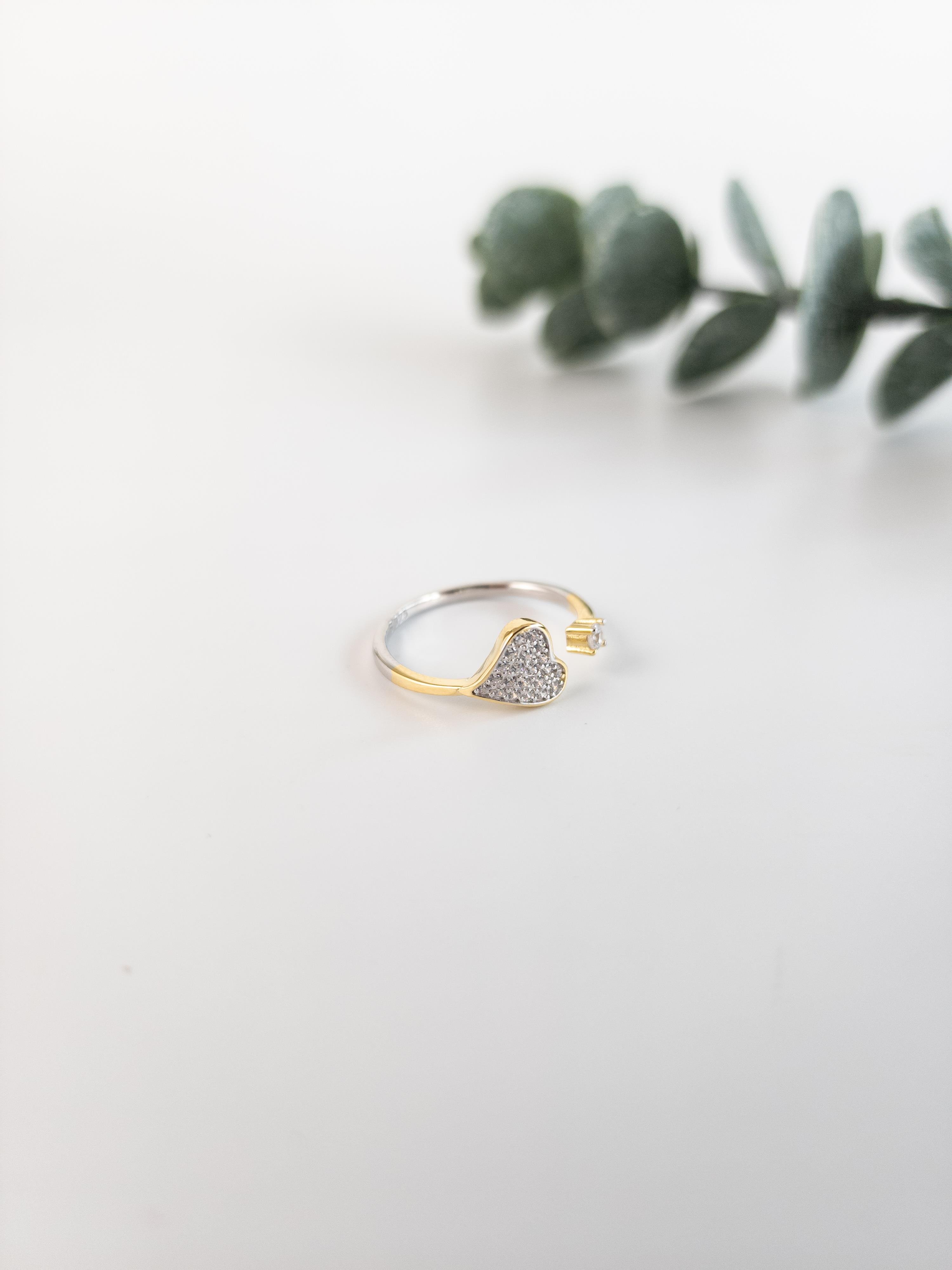 İtalyan Kalp Yüzük