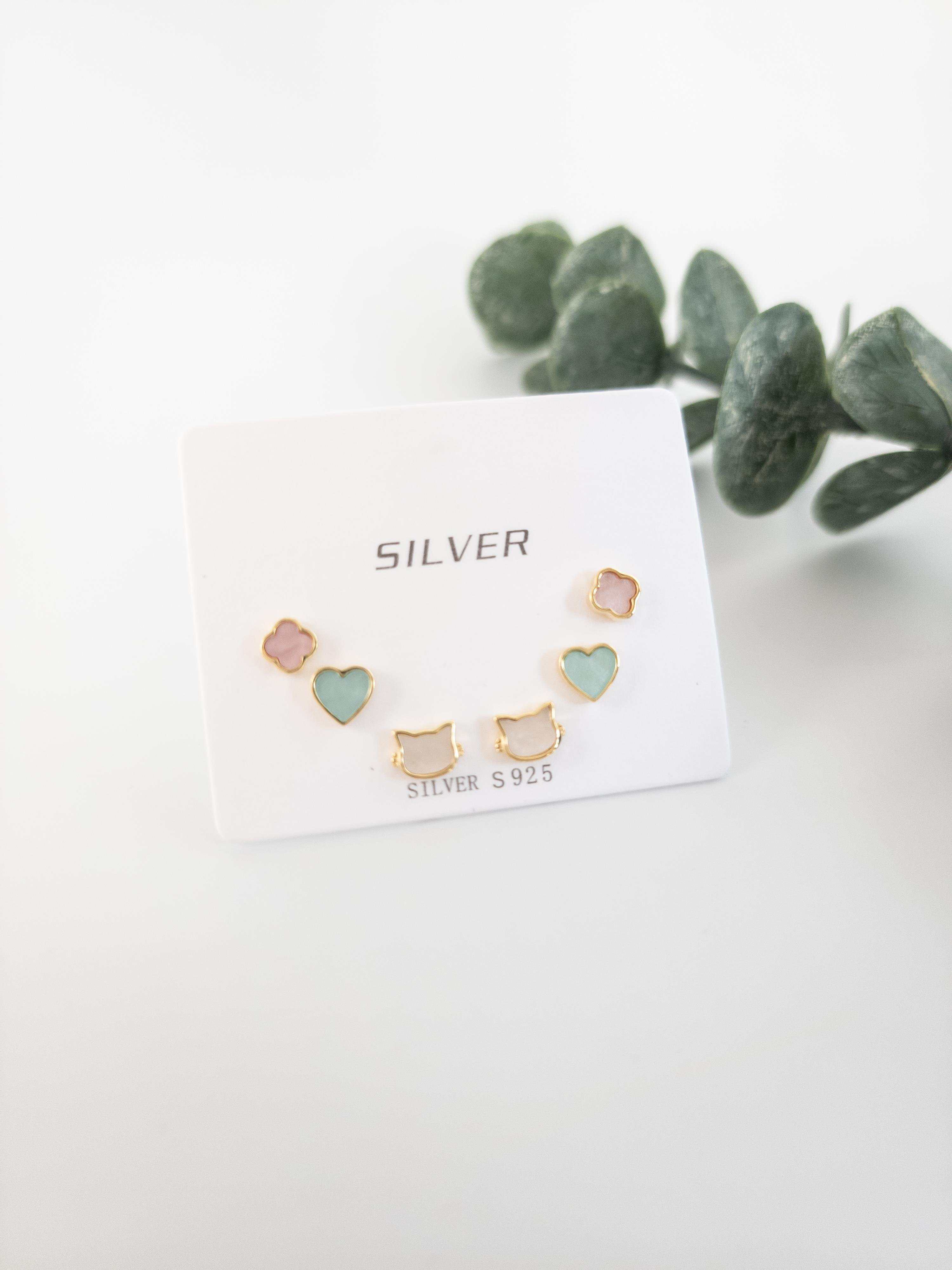 İtalyan Set Küpe ( 3 Çift )