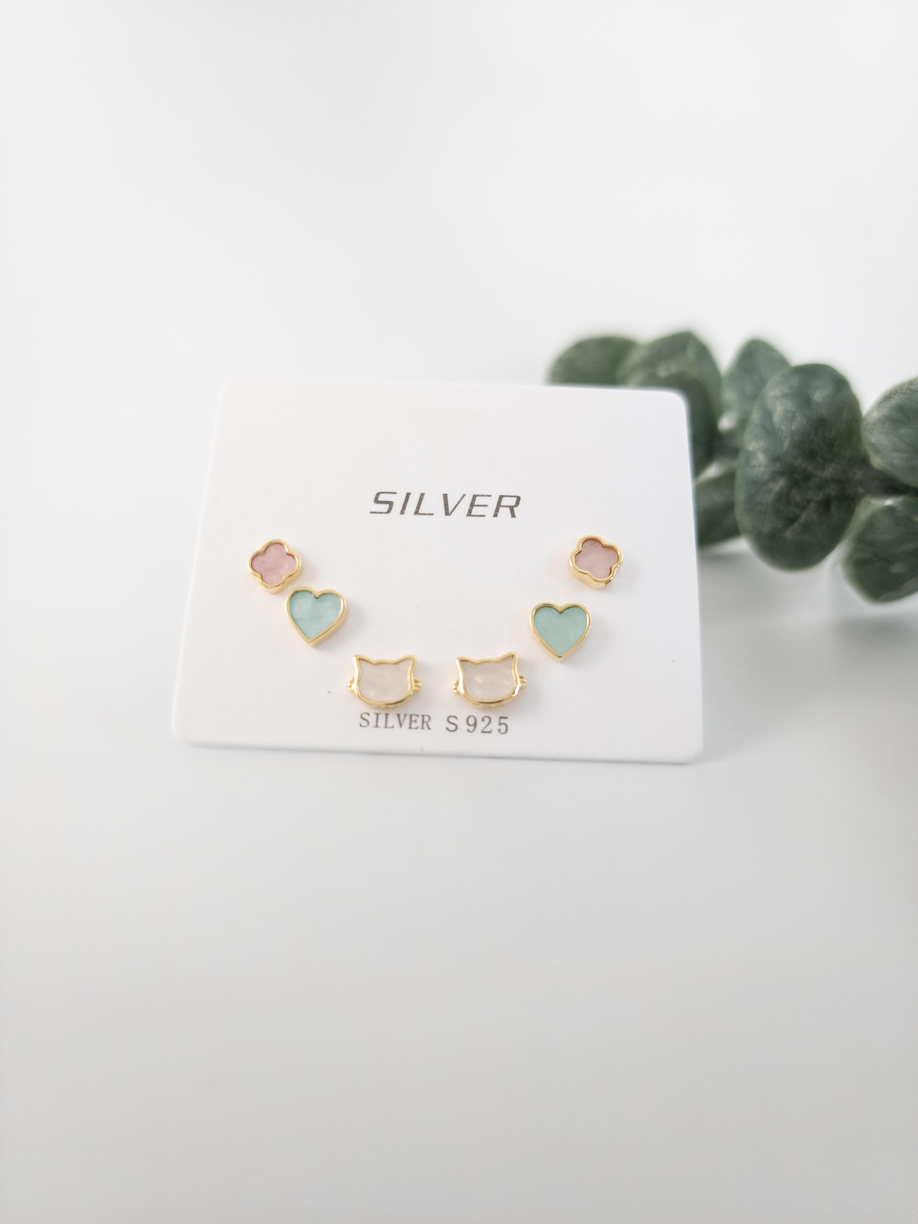 İtalyan Set Küpe ( 3 Çift )