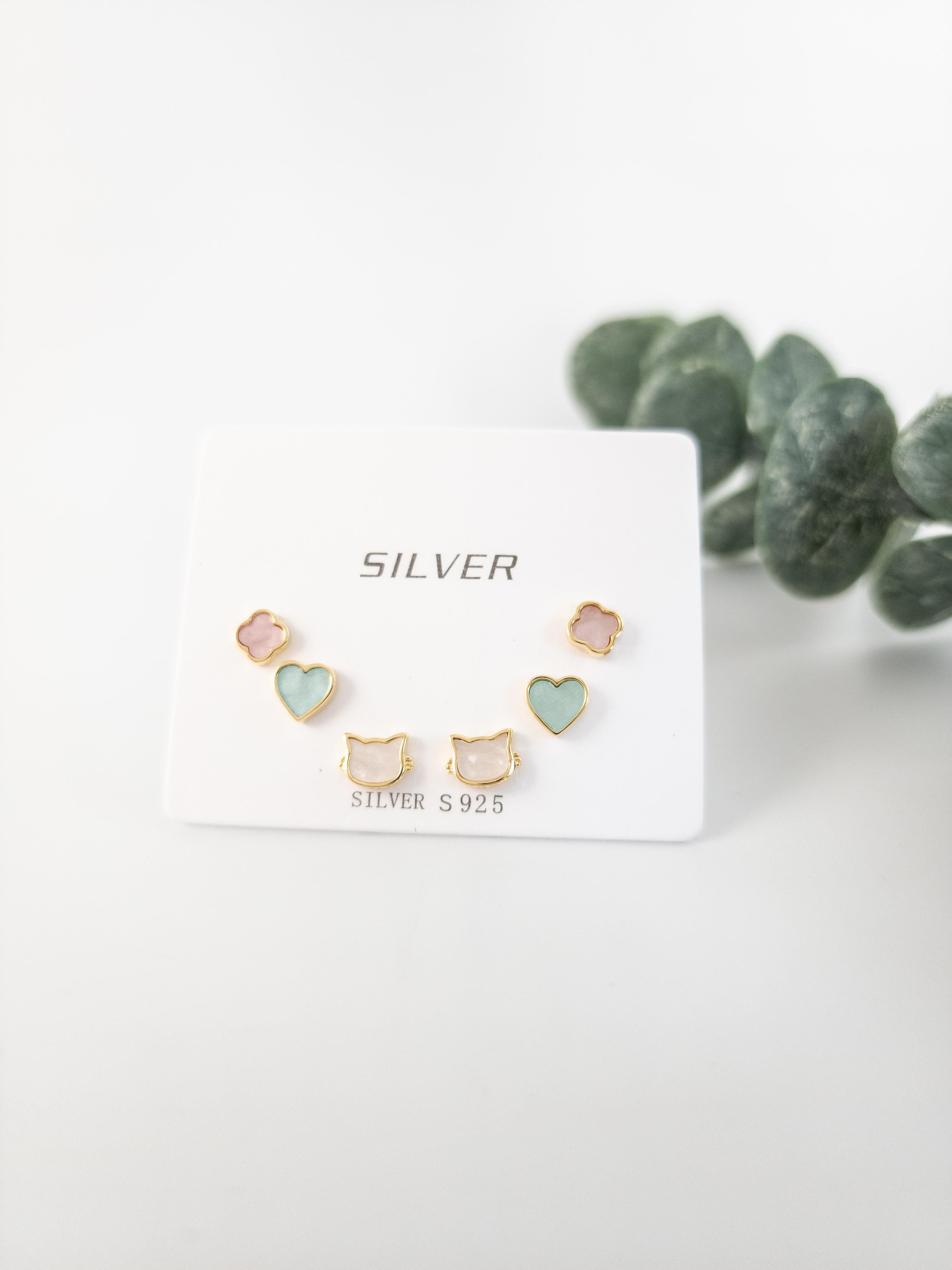 İtalyan Set Küpe ( 3 Çift )