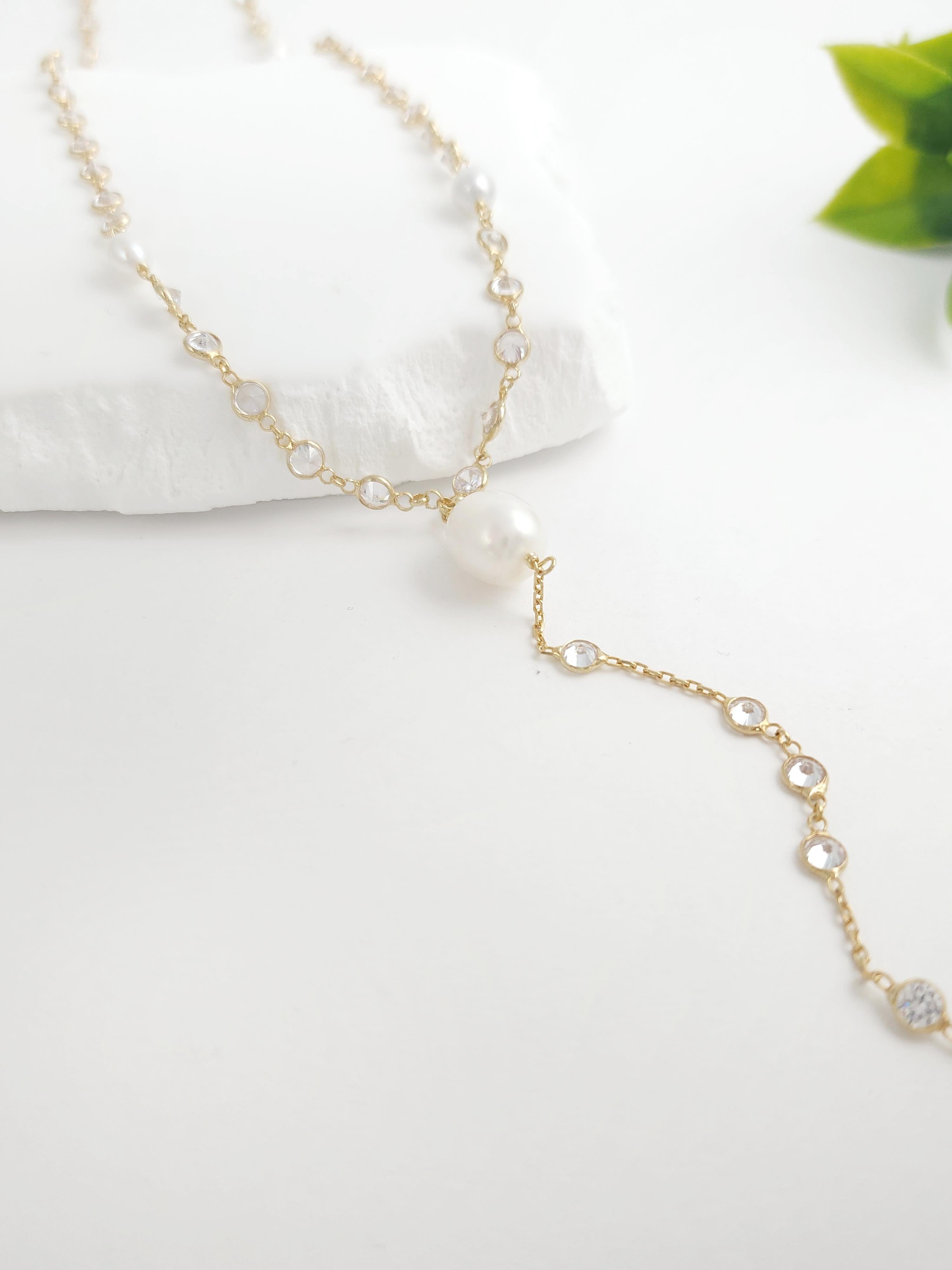 İtalyan Tasarım İnci Kolye