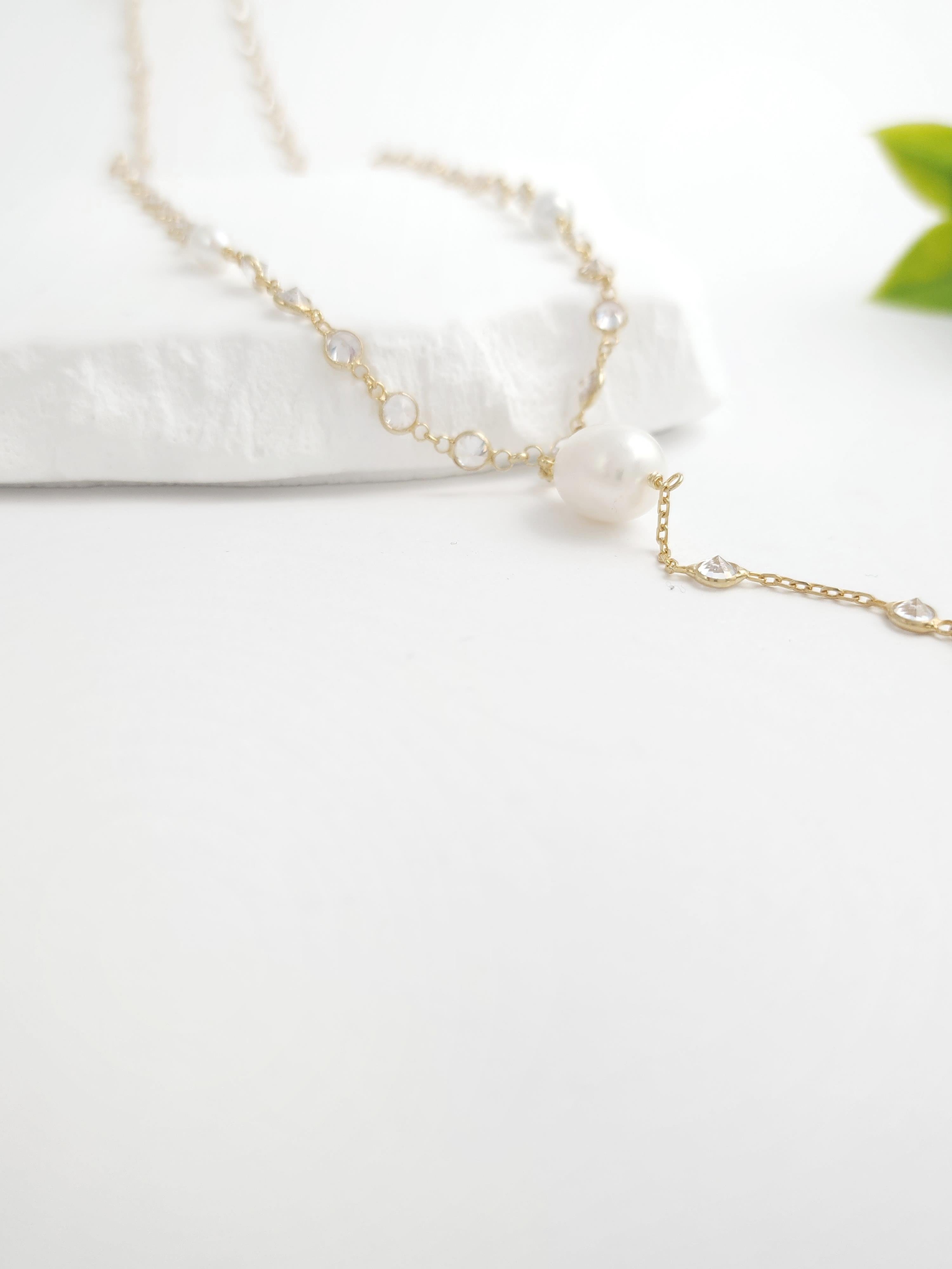 İtalyan Tasarım İnci Kolye