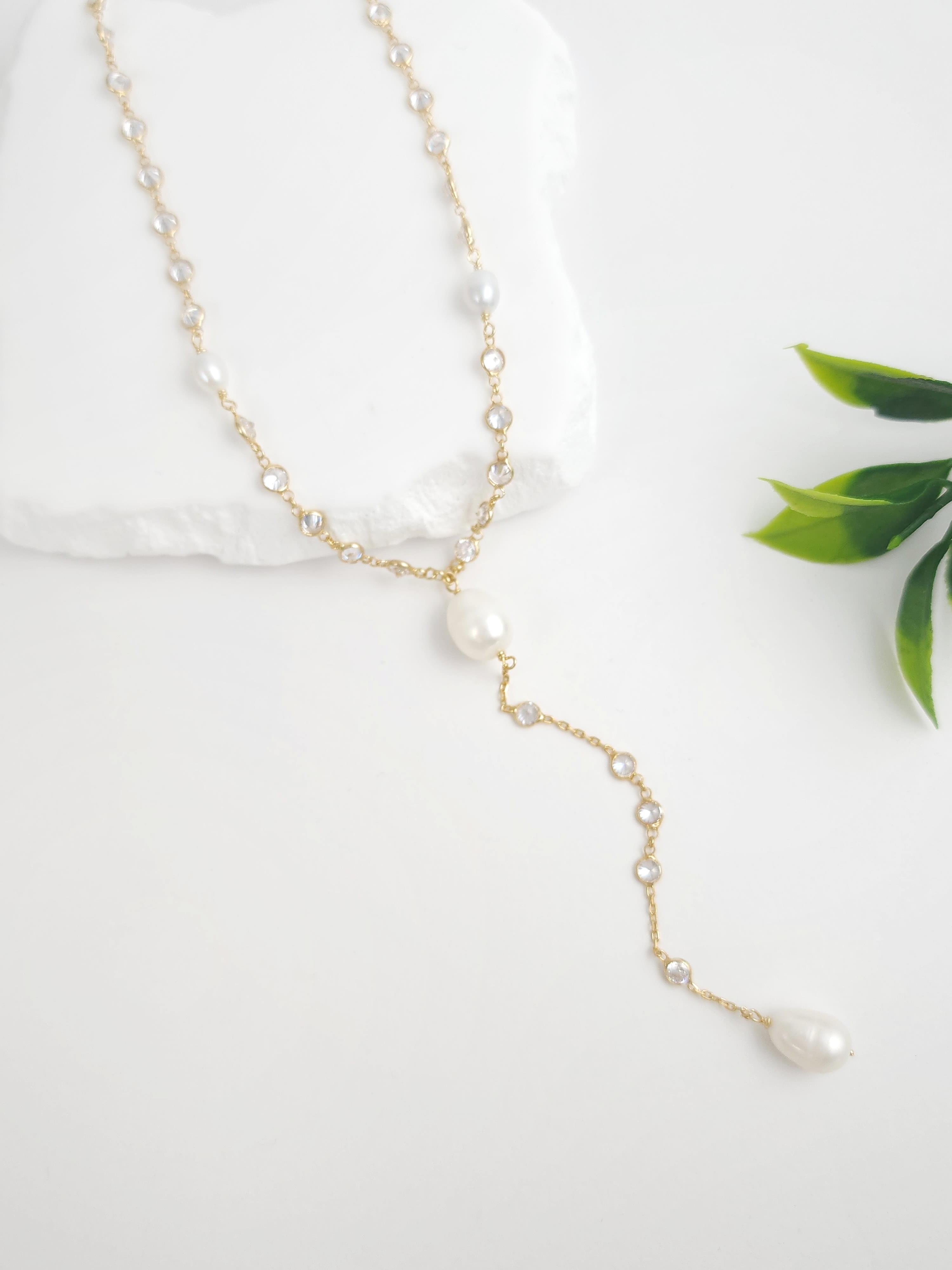 İtalyan Tasarım İnci Kolye