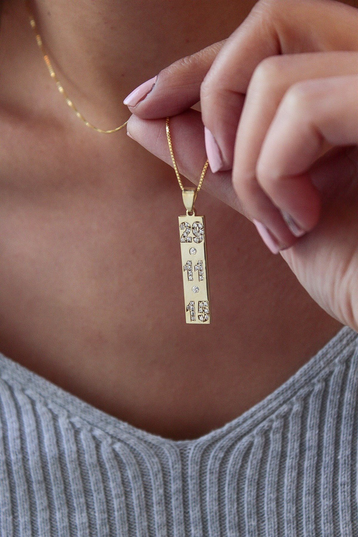 İtalyan Zincir Tarih Kolye ( 925 Özel Ürün )