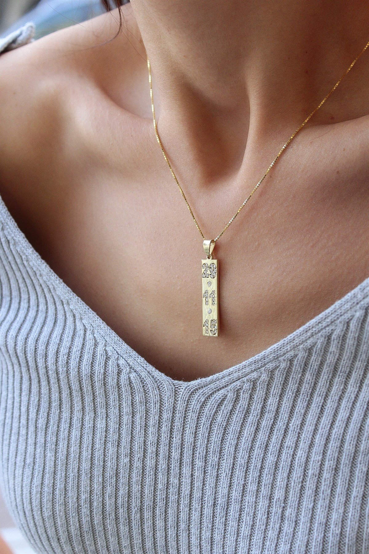 İtalyan Zincir Tarih Kolye ( 925 Özel Ürün )