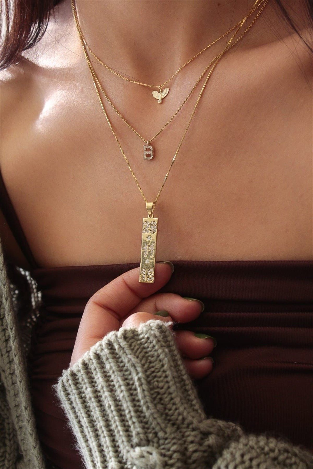 İtalyan Zincir Tarih Kolye ( 925 Özel Ürün )